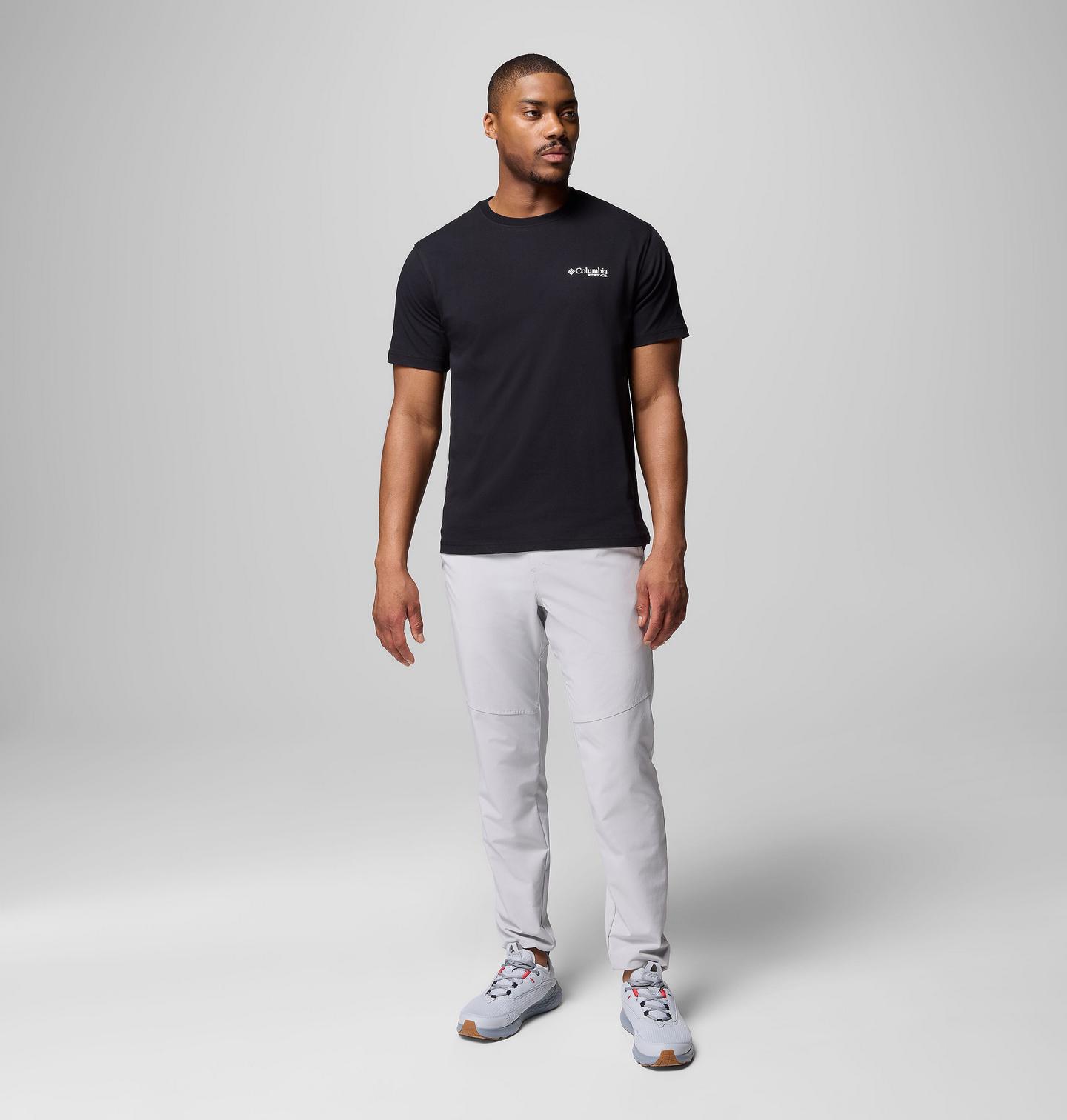 Мужская футболка Columbia PFG Luminate Graphic, цвет: Чёрный — фото 2