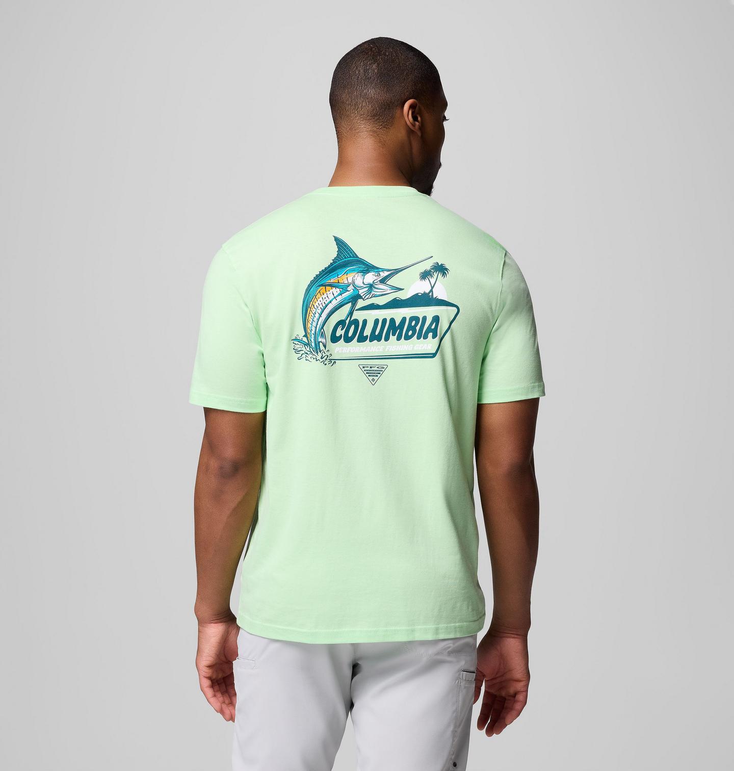 Мужская футболка Columbia PFG Marlow Graphic, цвет: Key West — фото 1
