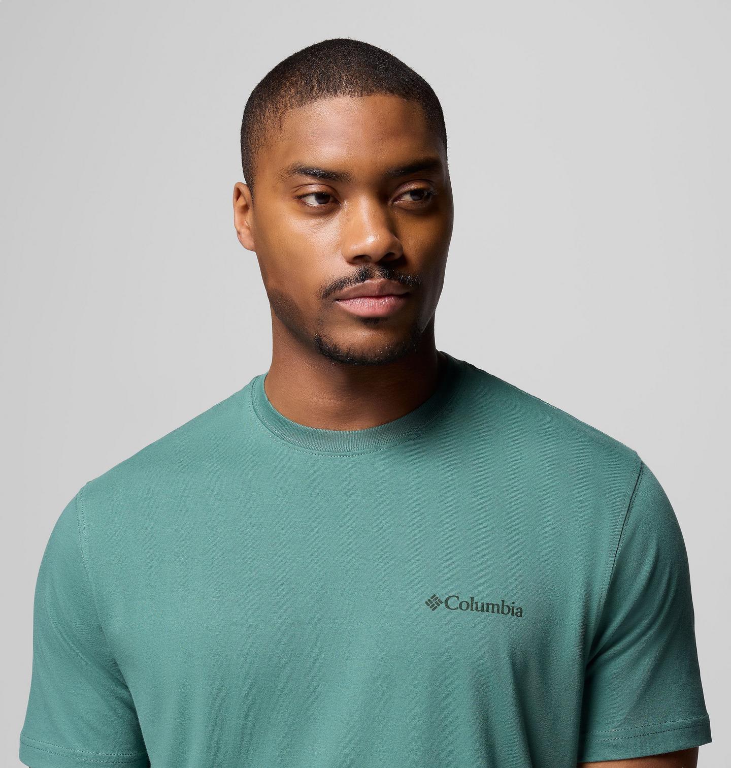 Мужская футболка Columbia Arctos Graphic, цвет: Зелёный — фото 3