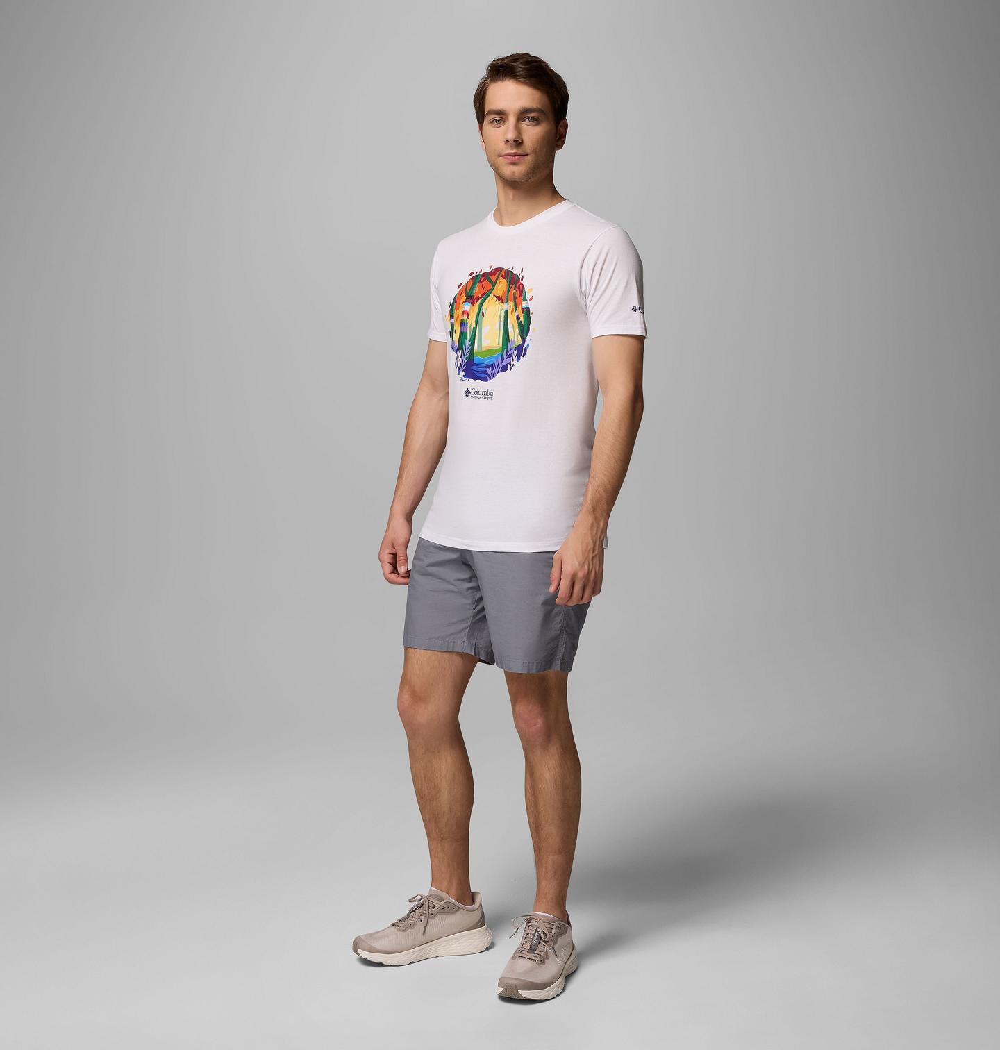 Мужская футболка Columbia Pride 25 Graphic, цвет: Белый — фото 2