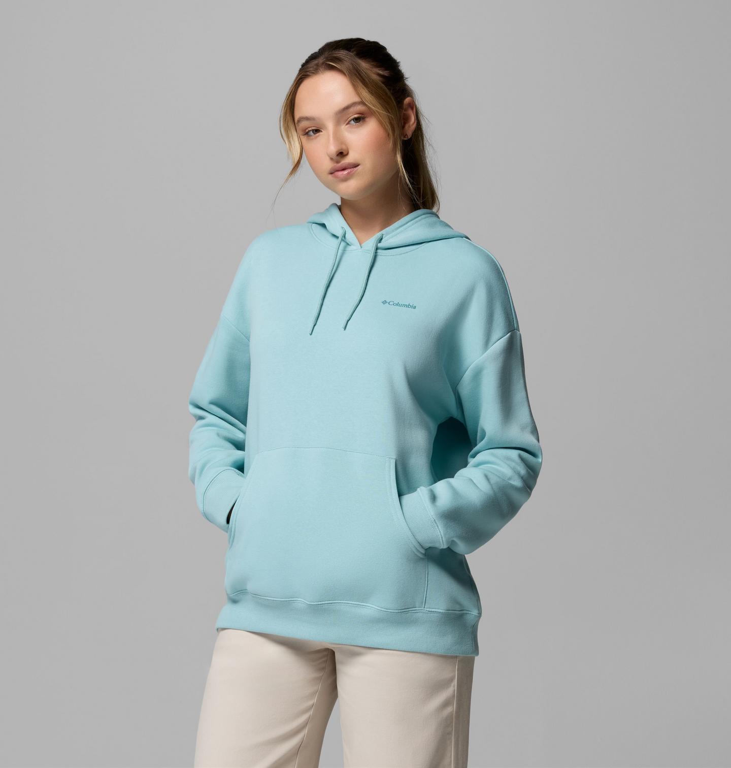 Женское худи Columbia No Limits CSC, цвет: Аквамариновый мглистый — фото 3