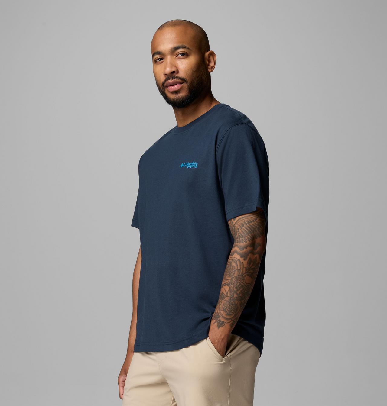 MEN'S ANSKI SAILFISH BR PFG SS TEE | 425 | L 4