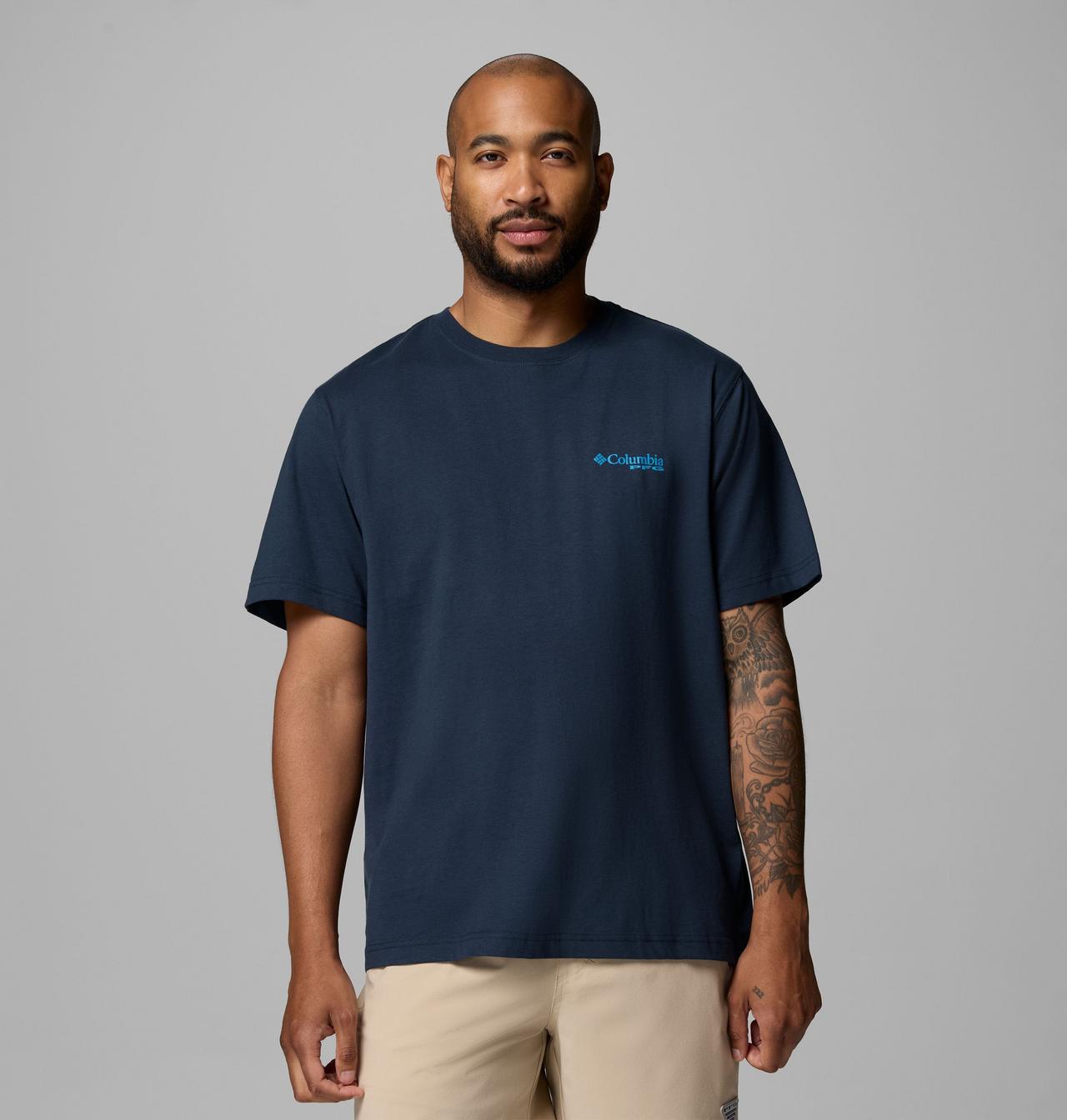 MEN'S ANSKI SAILFISH BR PFG SS TEE | 425 | L 3