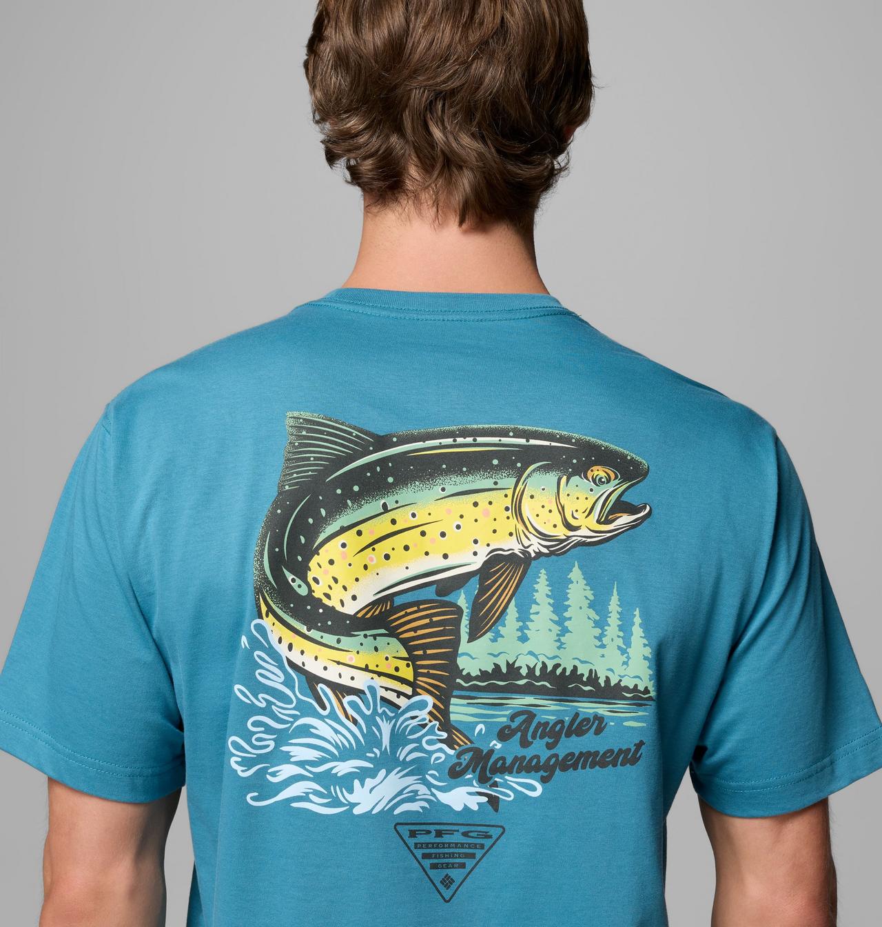 MEN'S CHARLIE TROUT BR PFG SS TEE | 430 | L 6