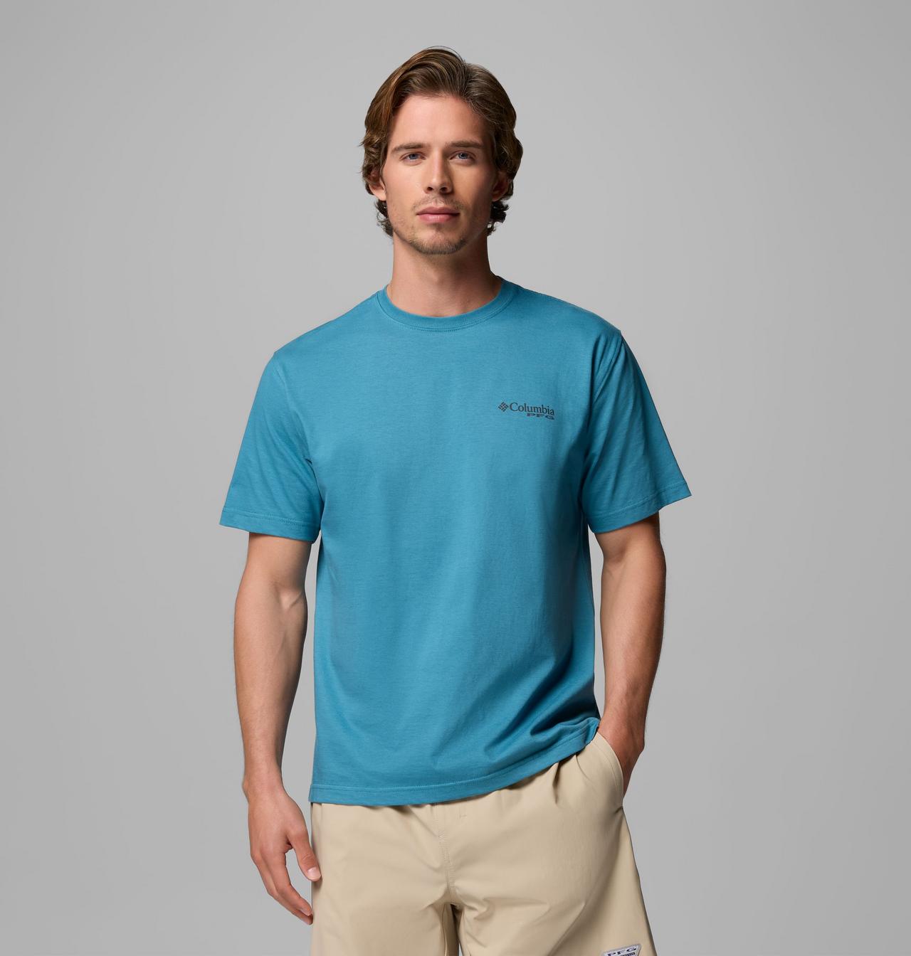 MEN'S CHARLIE TROUT BR PFG SS TEE | 430 | L 3