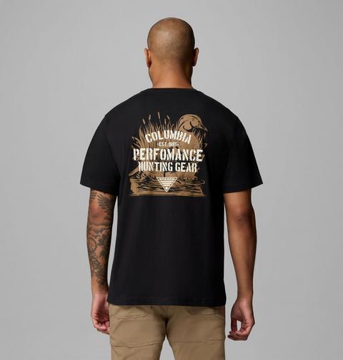 Мужская футболка Columbia Delmar Duck PHG Short Sleeve, цвет: Чёрный