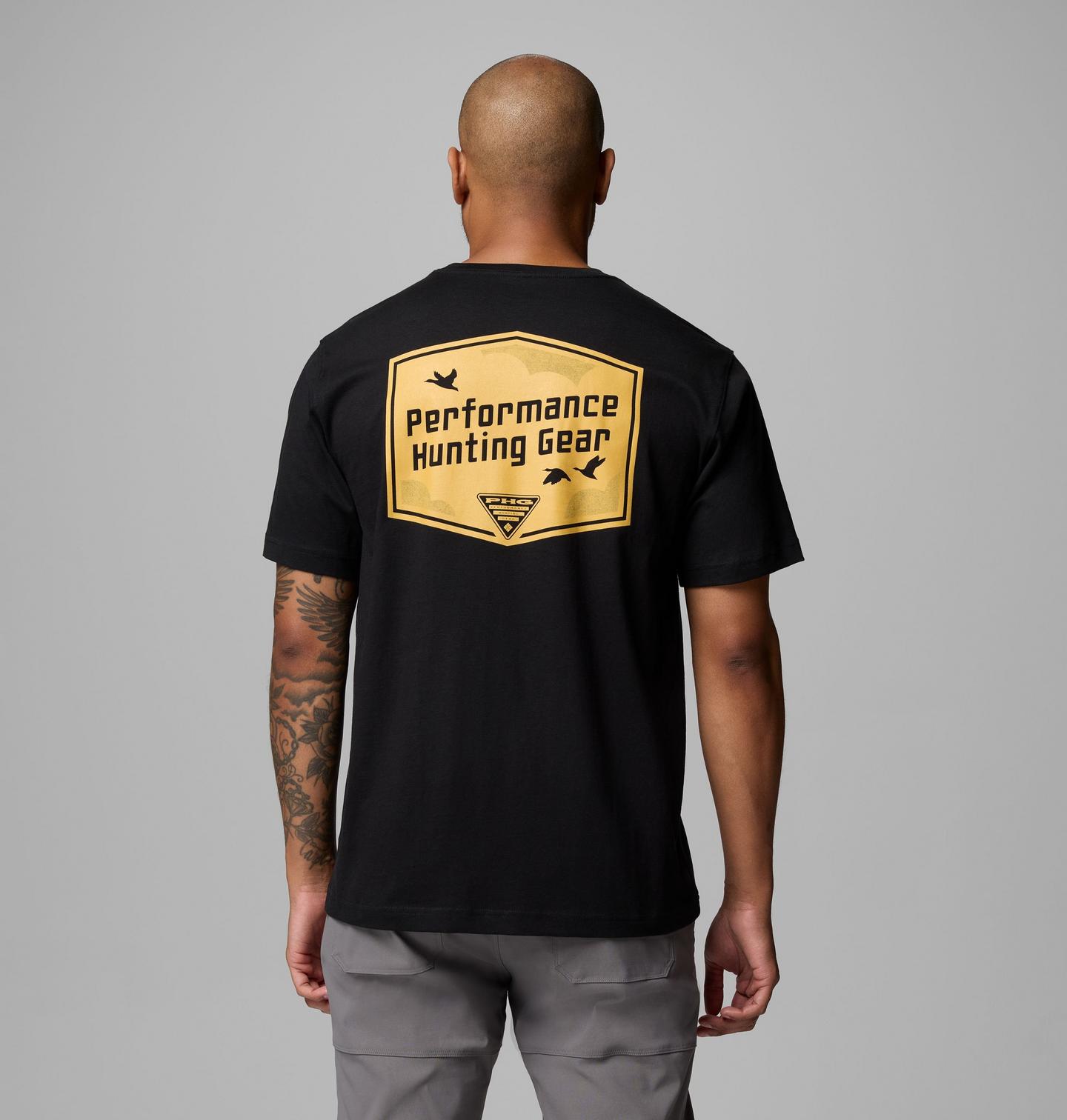 Мужская футболка Columbia Flighty PHG Short Sleeve Graphic, цвет: Чёрный — фото 1