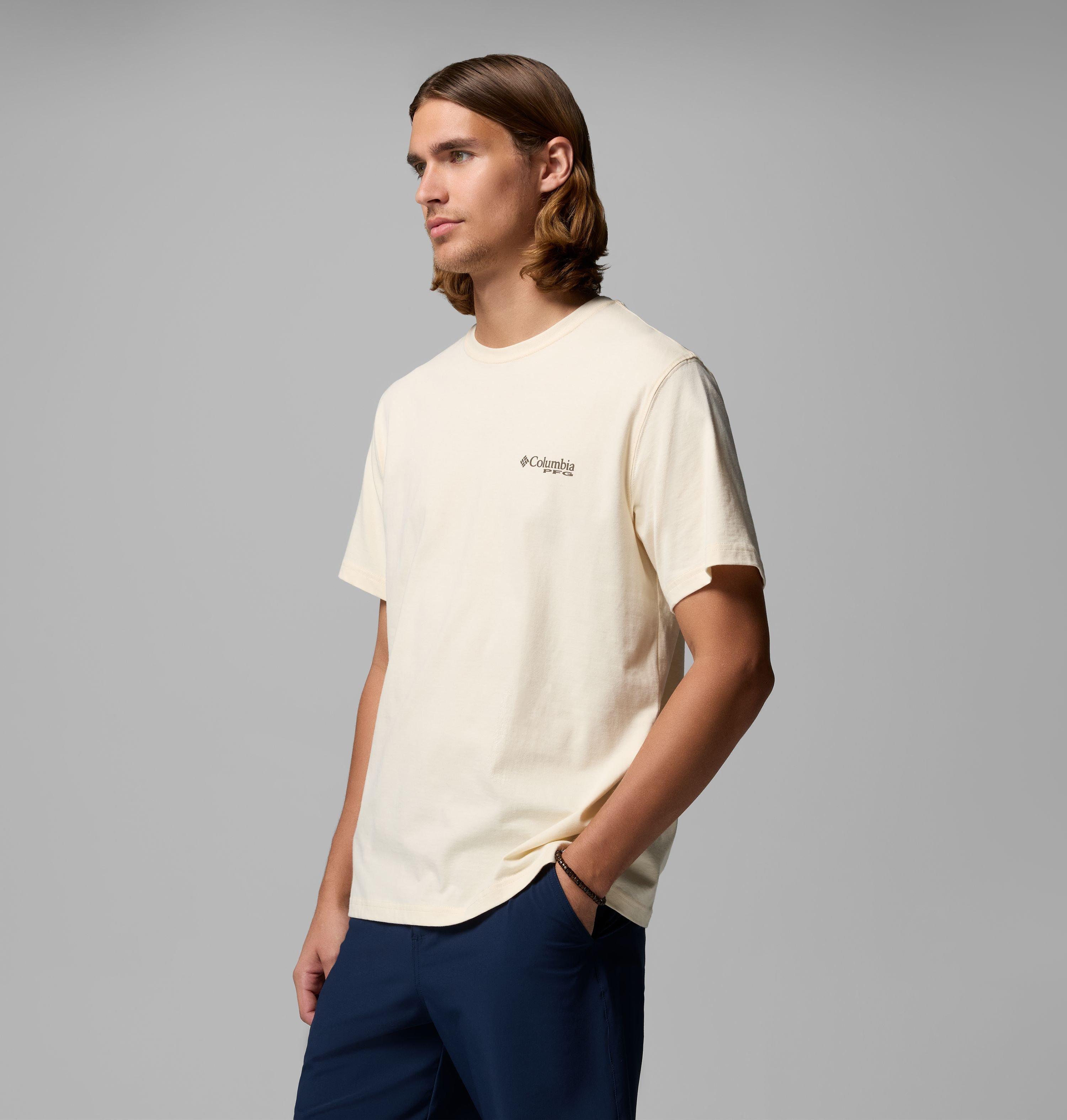 MEN'S GARETT BASS BR PFG SS TEE | 191 | S 4