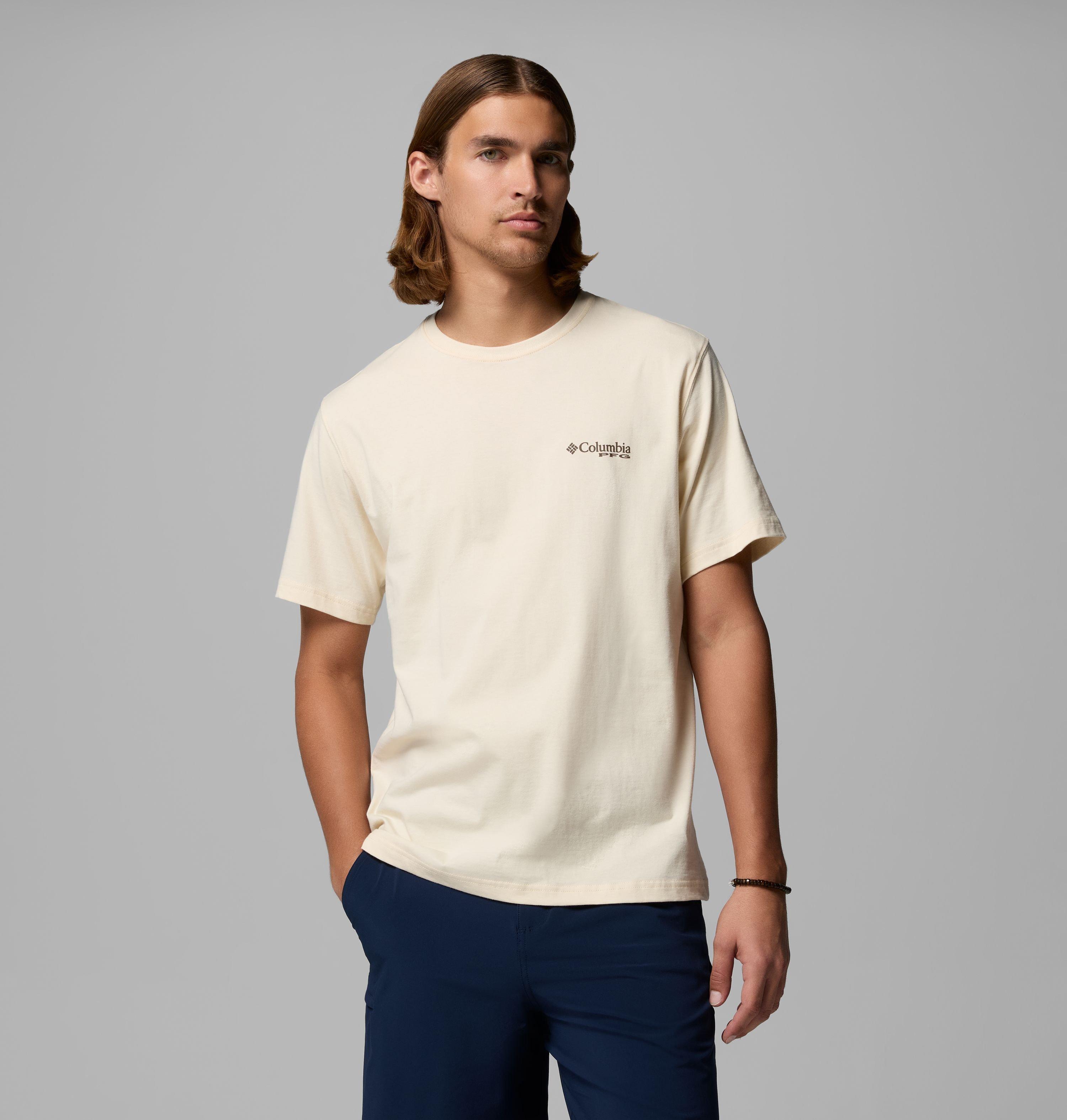 MEN'S GARETT BASS BR PFG SS TEE | 191 | S 3