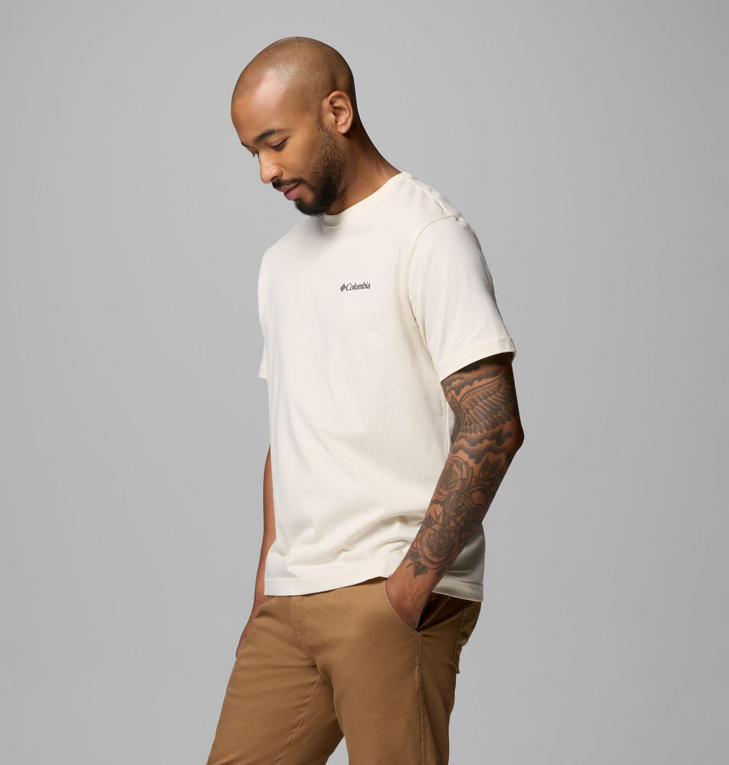 Мужская футболка Columbia Los Angeles California Short Sleeve Graphic, цвет: Меловой — фото 4