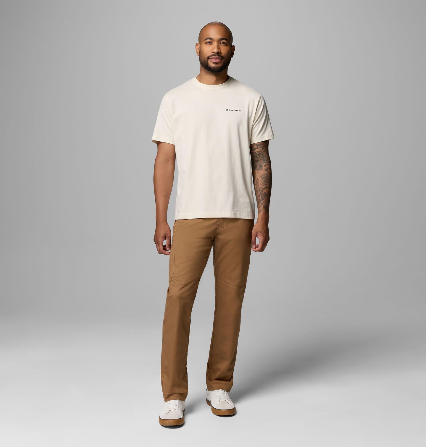 Мужская футболка Columbia Los Angeles California Short Sleeve Graphic, цвет: Меловой — фото 2
