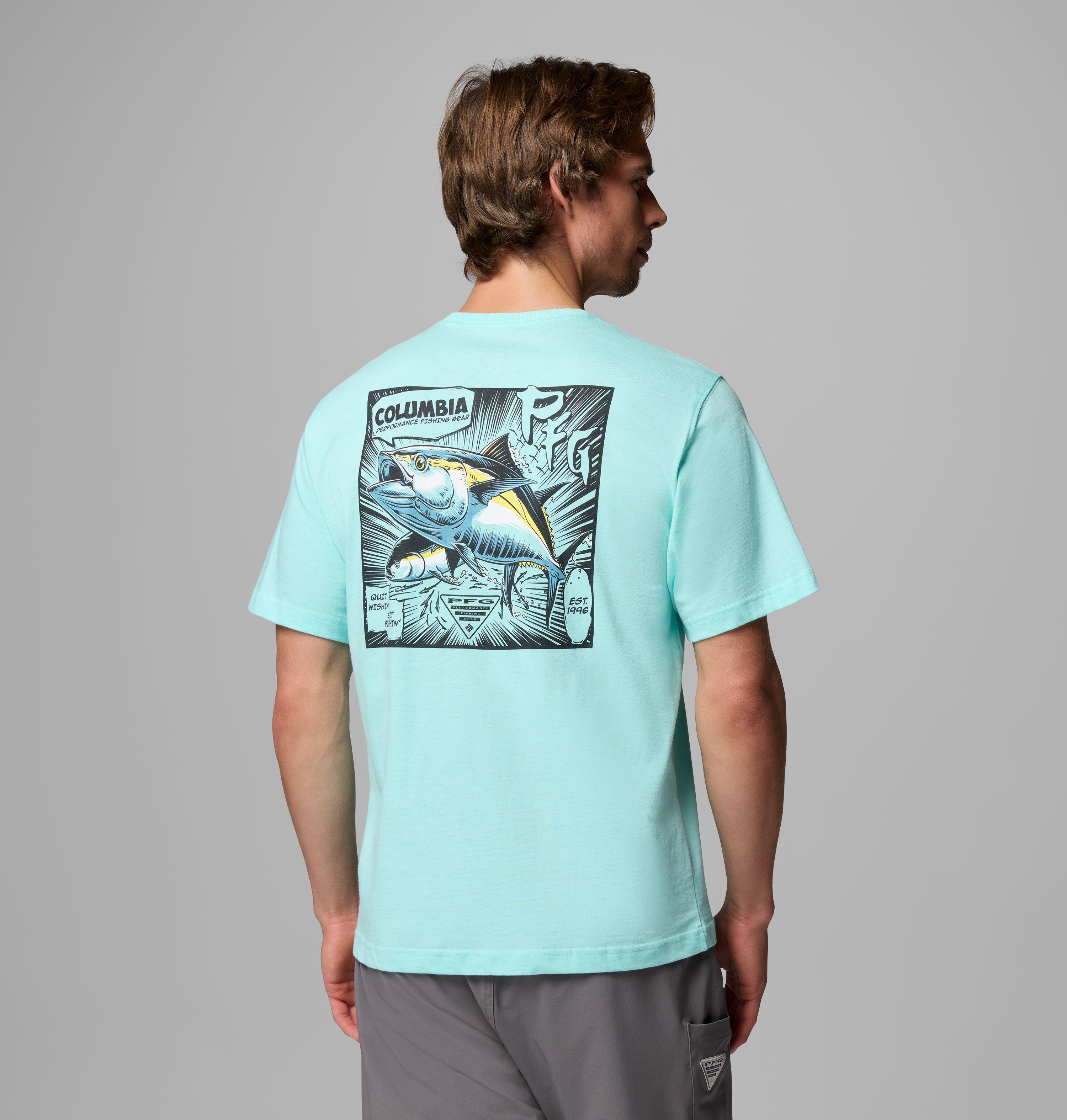 Columbia Men's Nani Tuna PFG Short Sleeve T-Shirt-