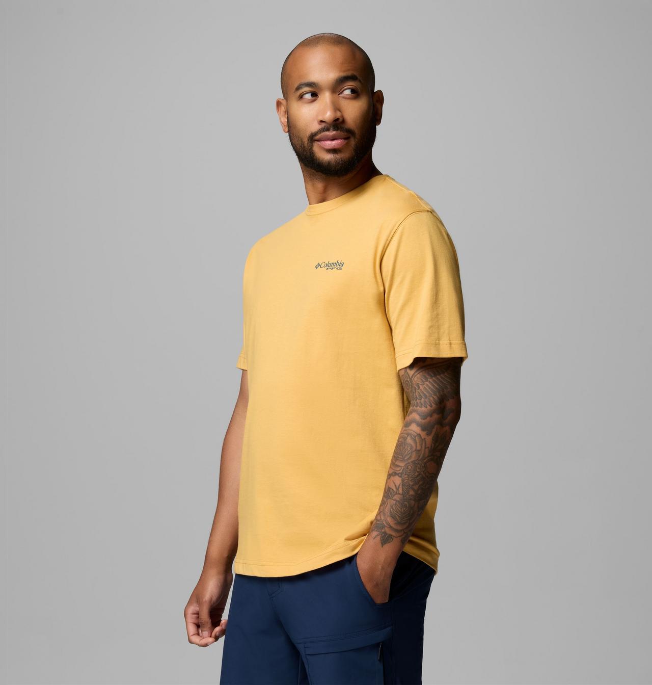 MEN'S SPORTSMAN LA BR PFG SS TEE | 720 | S 4