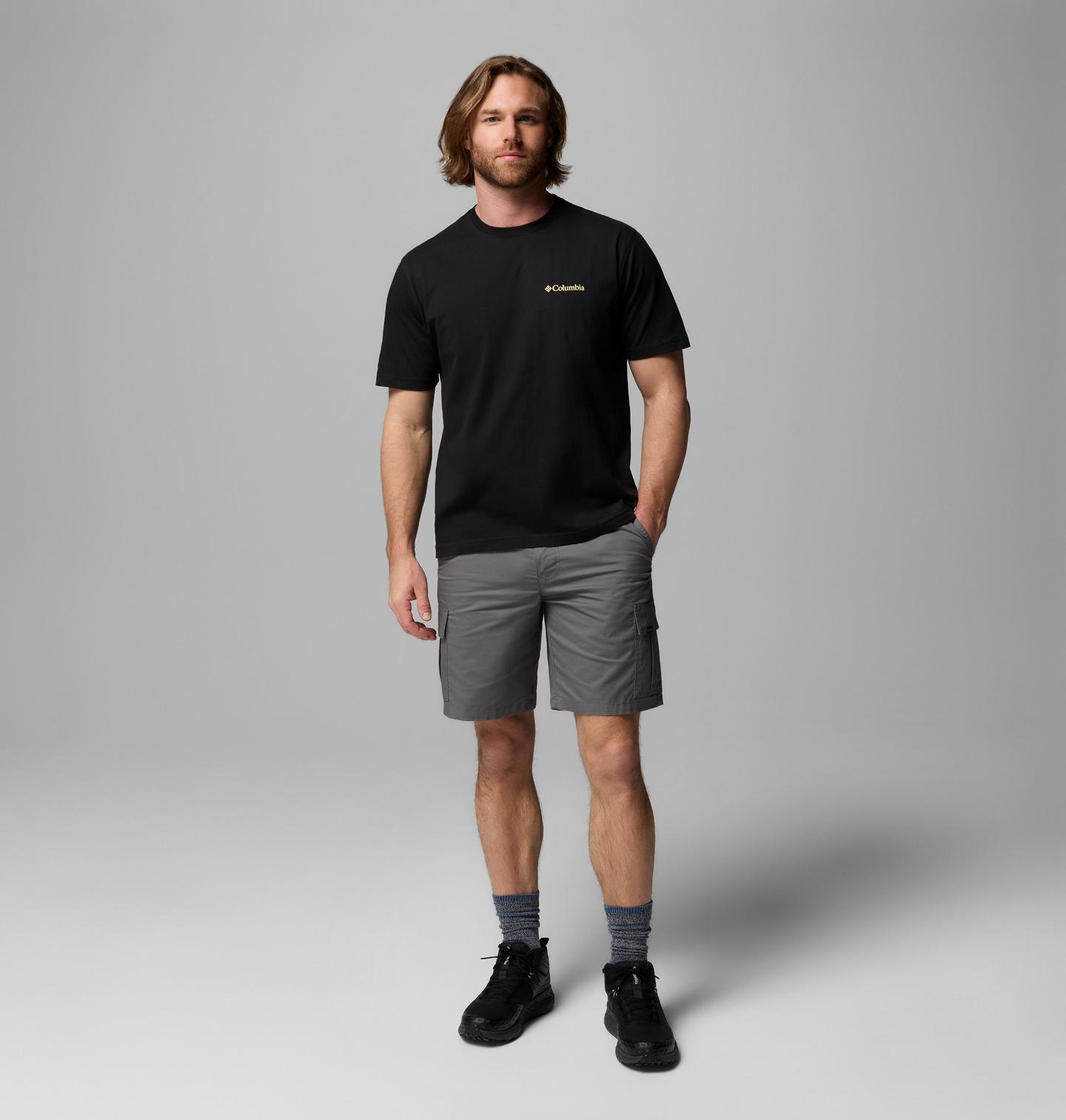 Мужская футболка Columbia Wilford Bison CSC, цвет: Чёрный — фото 2