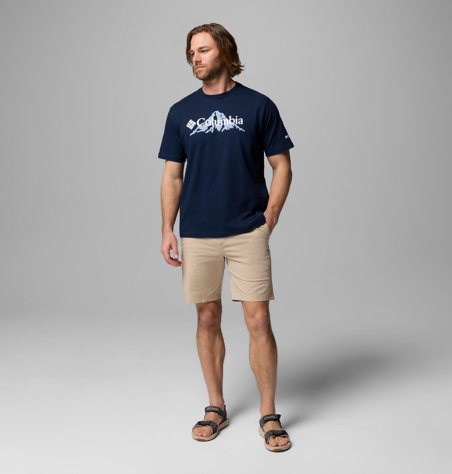 Мужская футболка Columbia Official Mountain CSC, цвет: Тёмно-синий — фото 2