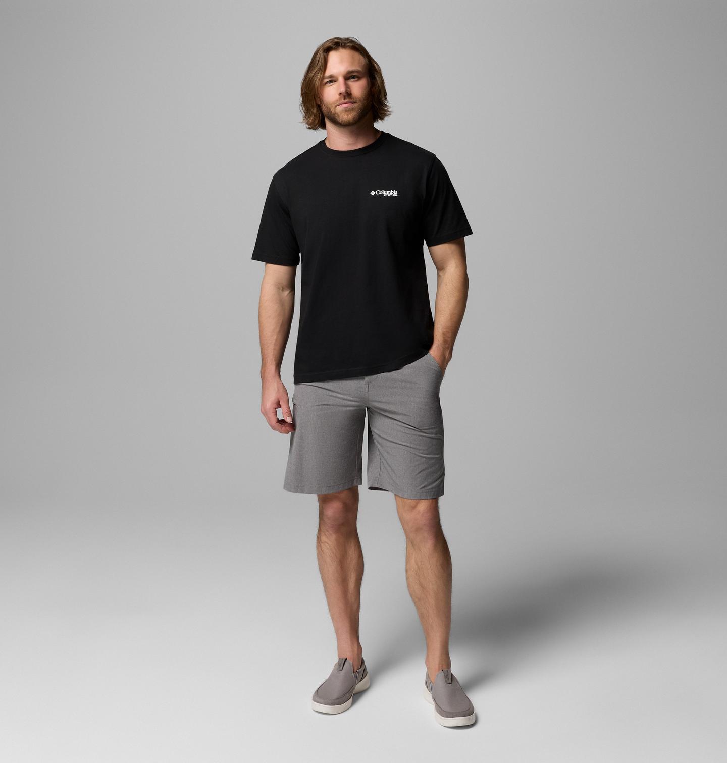 Мужская футболка Columbia Neon Mahi Mahi PFG Graphic, цвет: Чёрный — фото 2