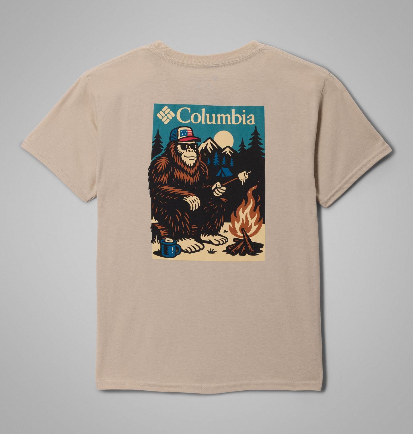 Детская футболка Columbia AmeriSquatch CSC Short Sleeve, цвет: Серо-бежевый — фото 1