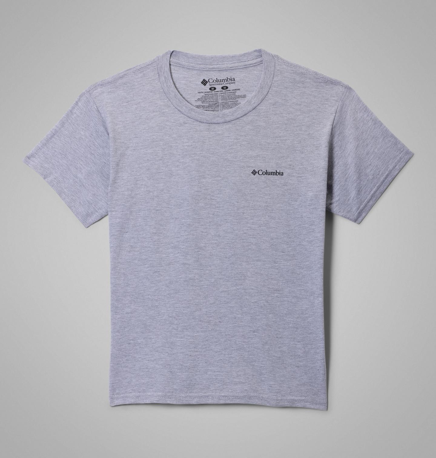Детская футболка Columbia Go Out CSC Short Sleeve, цвет: Серый меланжевый — фото 2