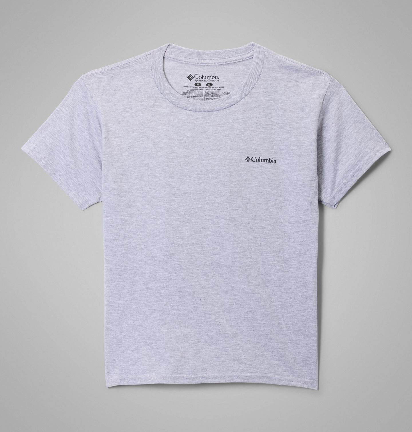 Детская футболка Columbia Sunhowl CSC Short Sleeve, цвет: Серый меланжевый — фото 2
