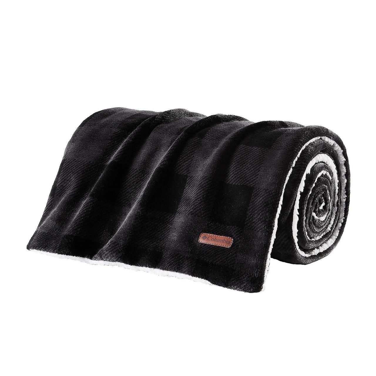 Reversible Sherpa Plush Throw 1