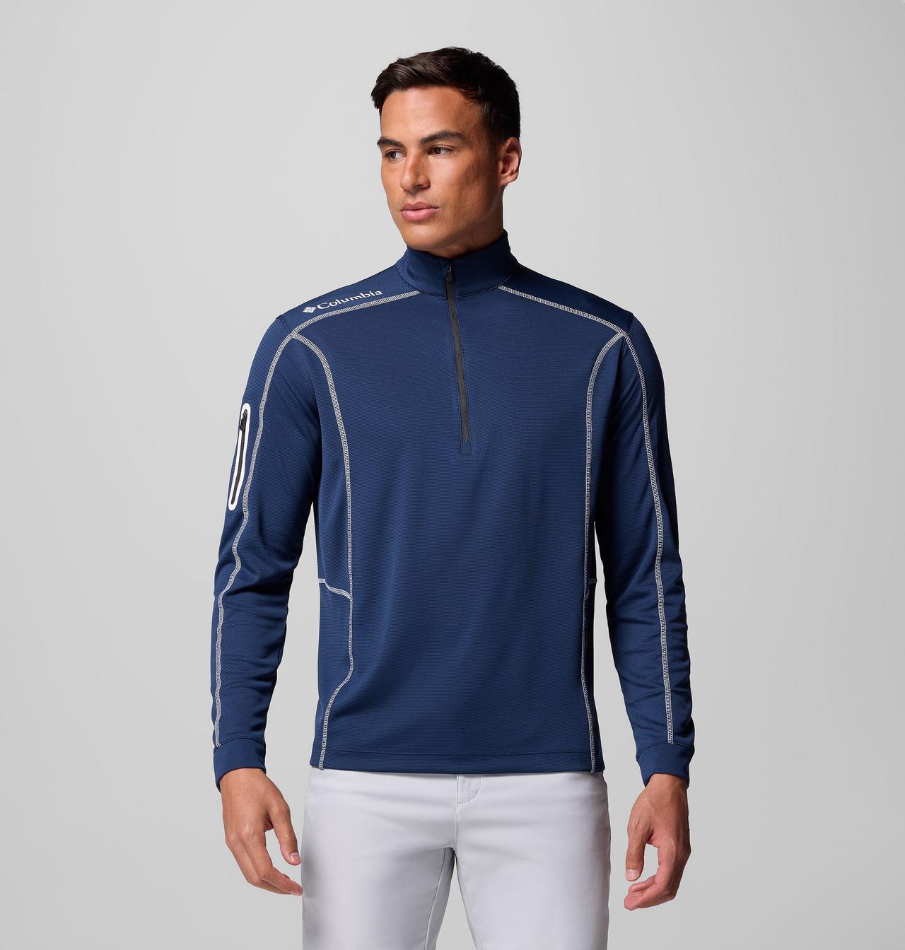 Men's Shotgun Quarter Zip Golf Pullover | 464 | S 1