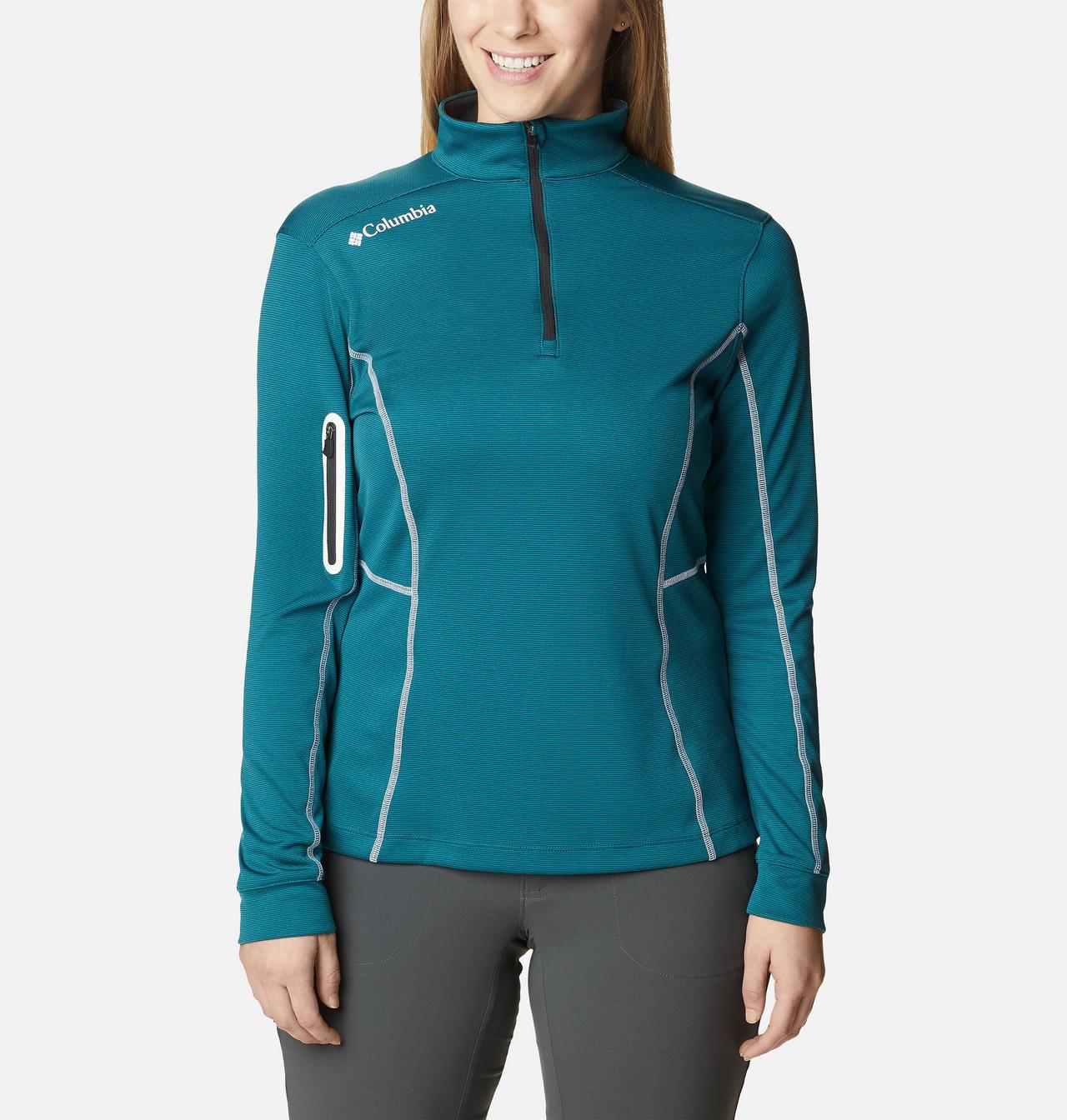 Omni-Wick Womens Shotgun 1/4 Zip | 472 | S 1