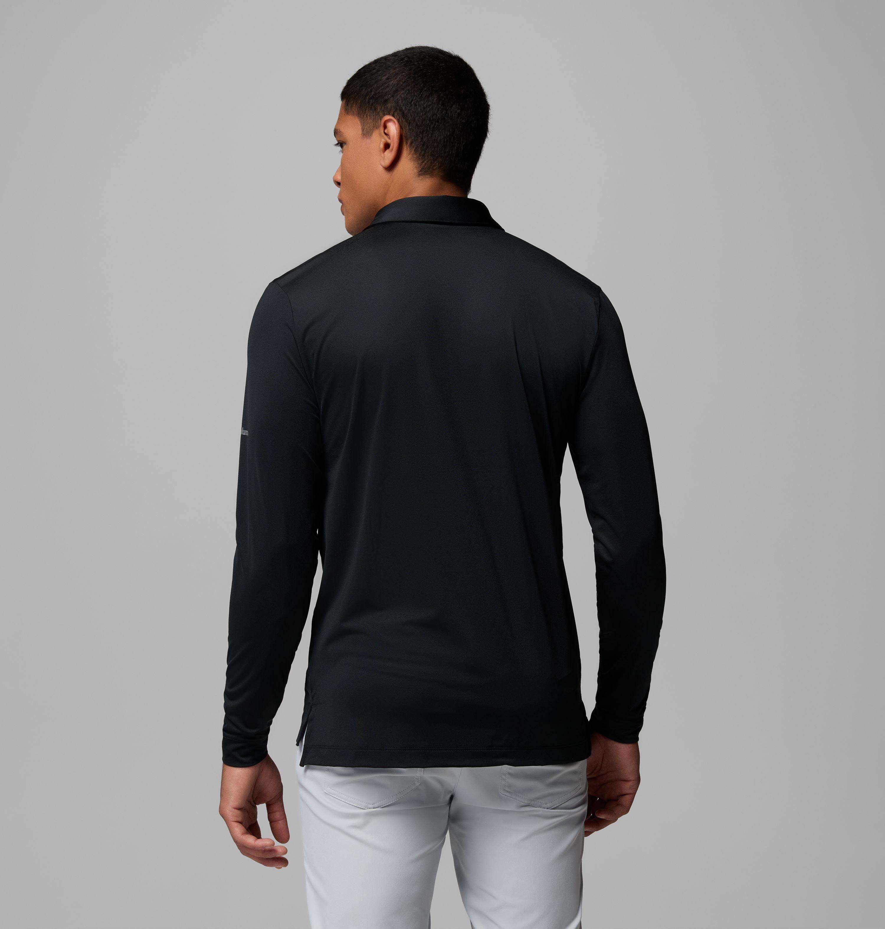 Men's Omni-Wick Pin High Long Sleeve Polo 3