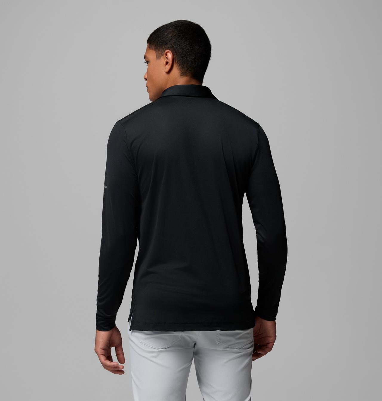 Men's Omni-Wick™ Pin High Long Sleeve Polo 3