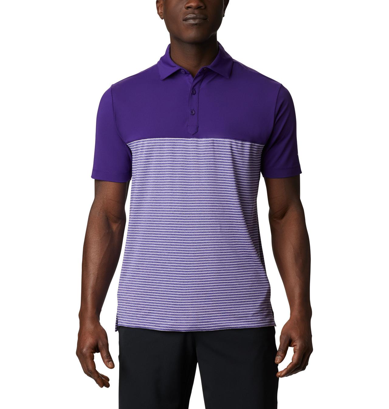 Men's Stacked Golf Polo 1