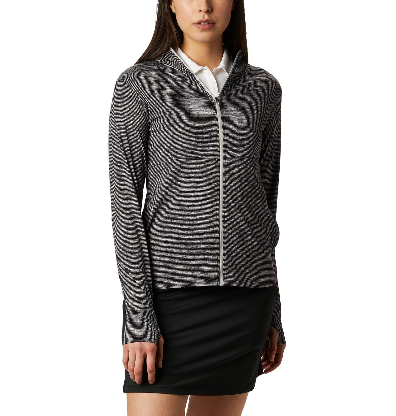 Women's Sky Full Zip Long Sleeve Golf Shirt 1