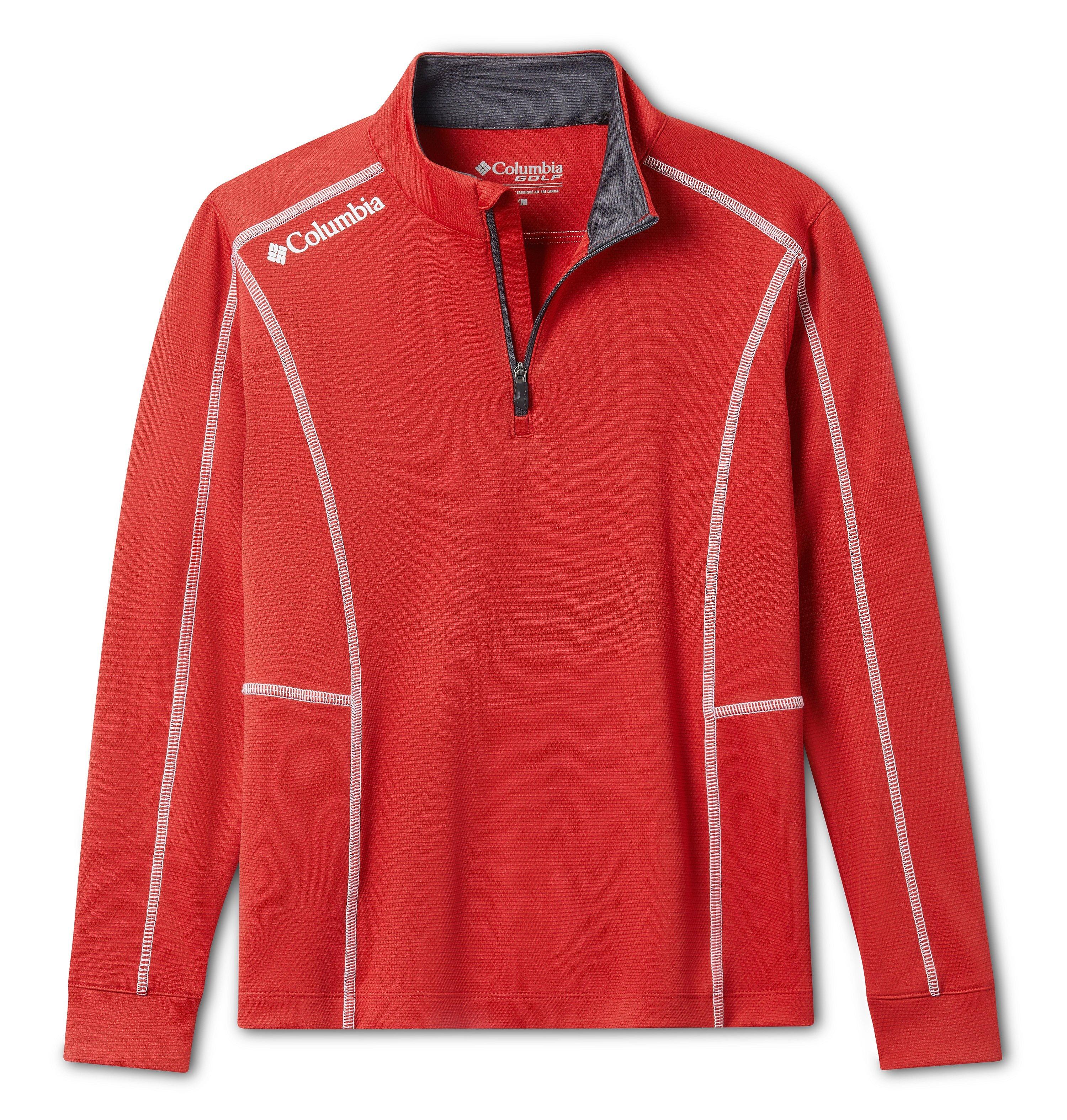 Kids' Shotgun Quarter Zip Long Sleeve Golf Shirt 1