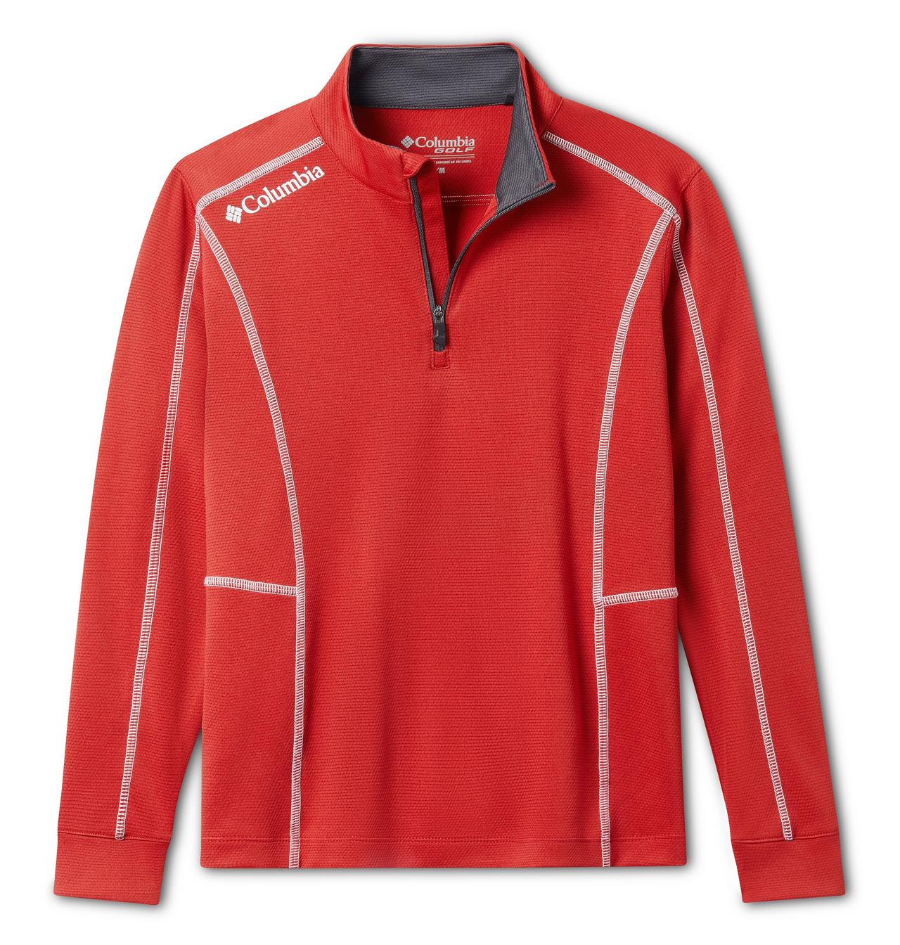 Kids' Shotgun Quarter Zip Long Sleeve Golf Shirt 1