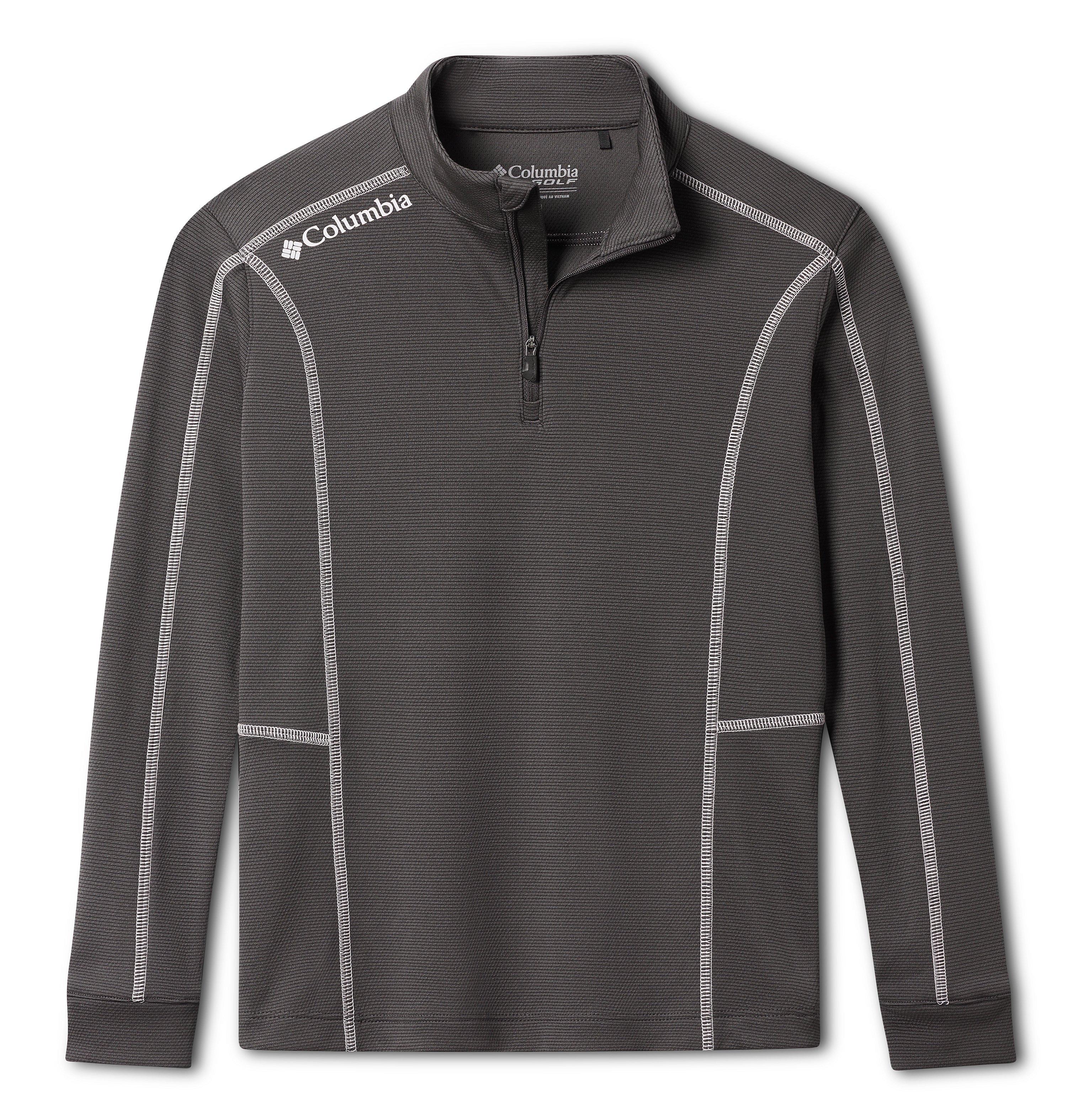 Kids' Shotgun Quarter Zip Long Sleeve Golf Shirt 1