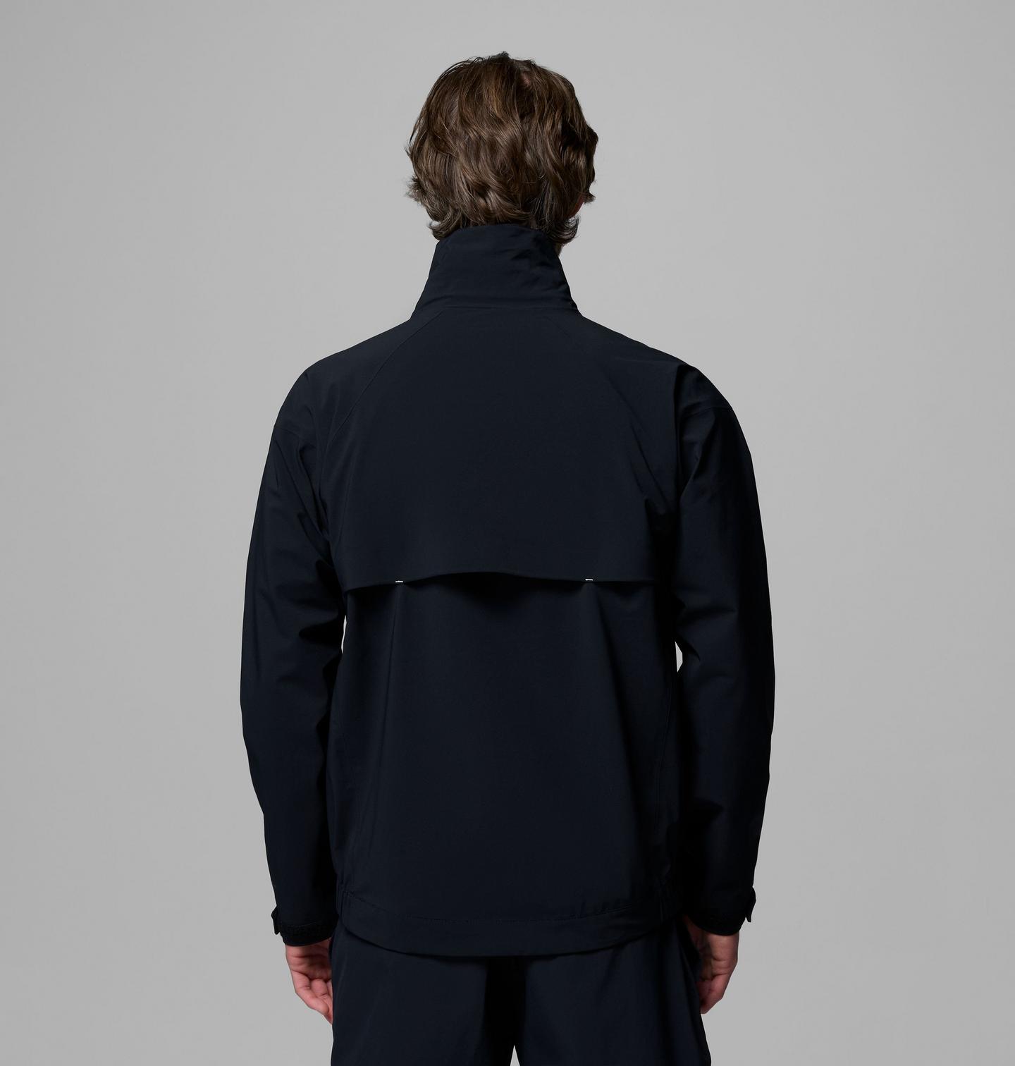 Мужская куртка Columbia Match Play 2.0 Golf Rain Jacket, цвет: Чёрный — фото 2