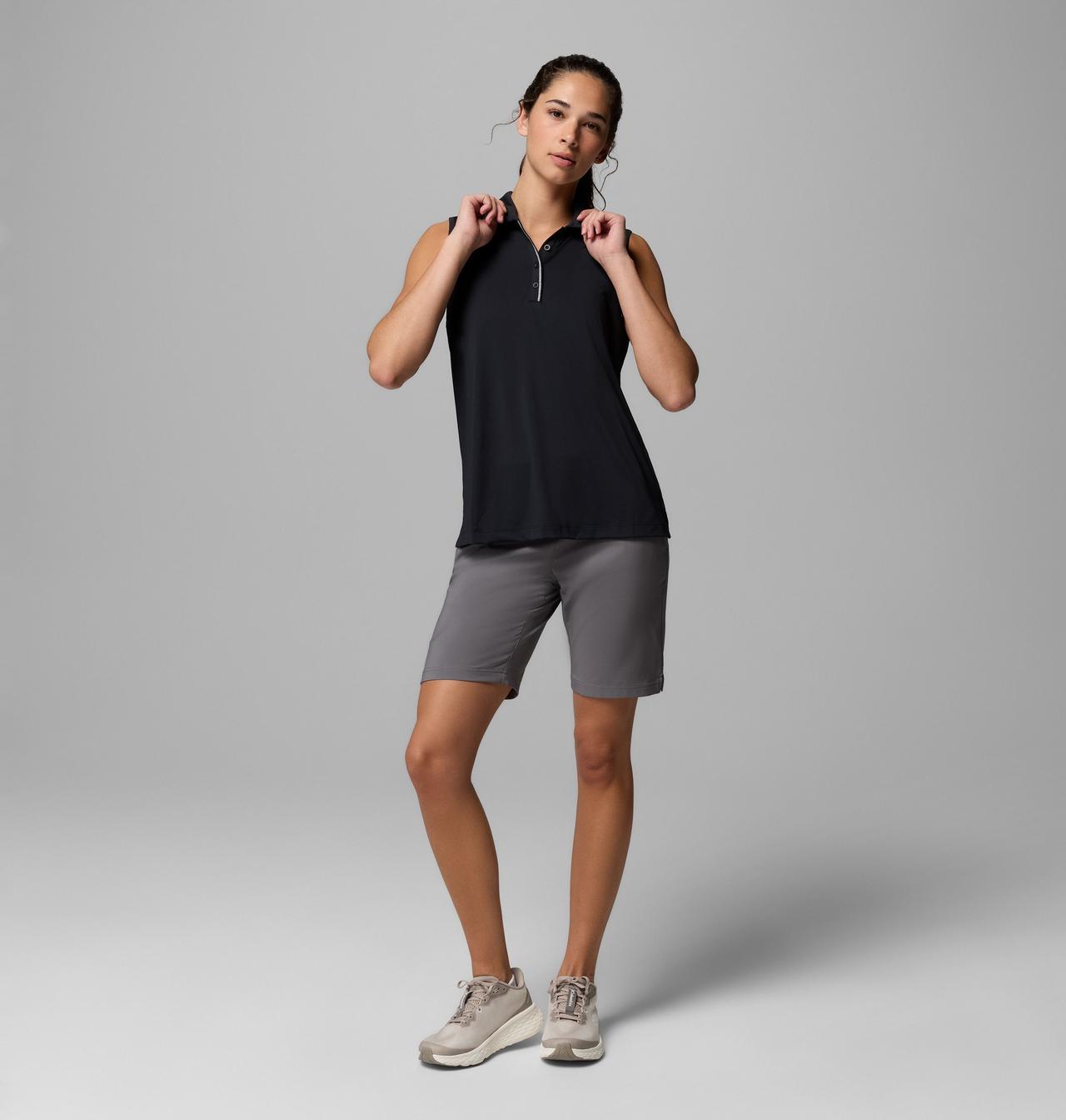 Women's Tend the Ball Sleeveless Golf Polo | 010 | S 2
