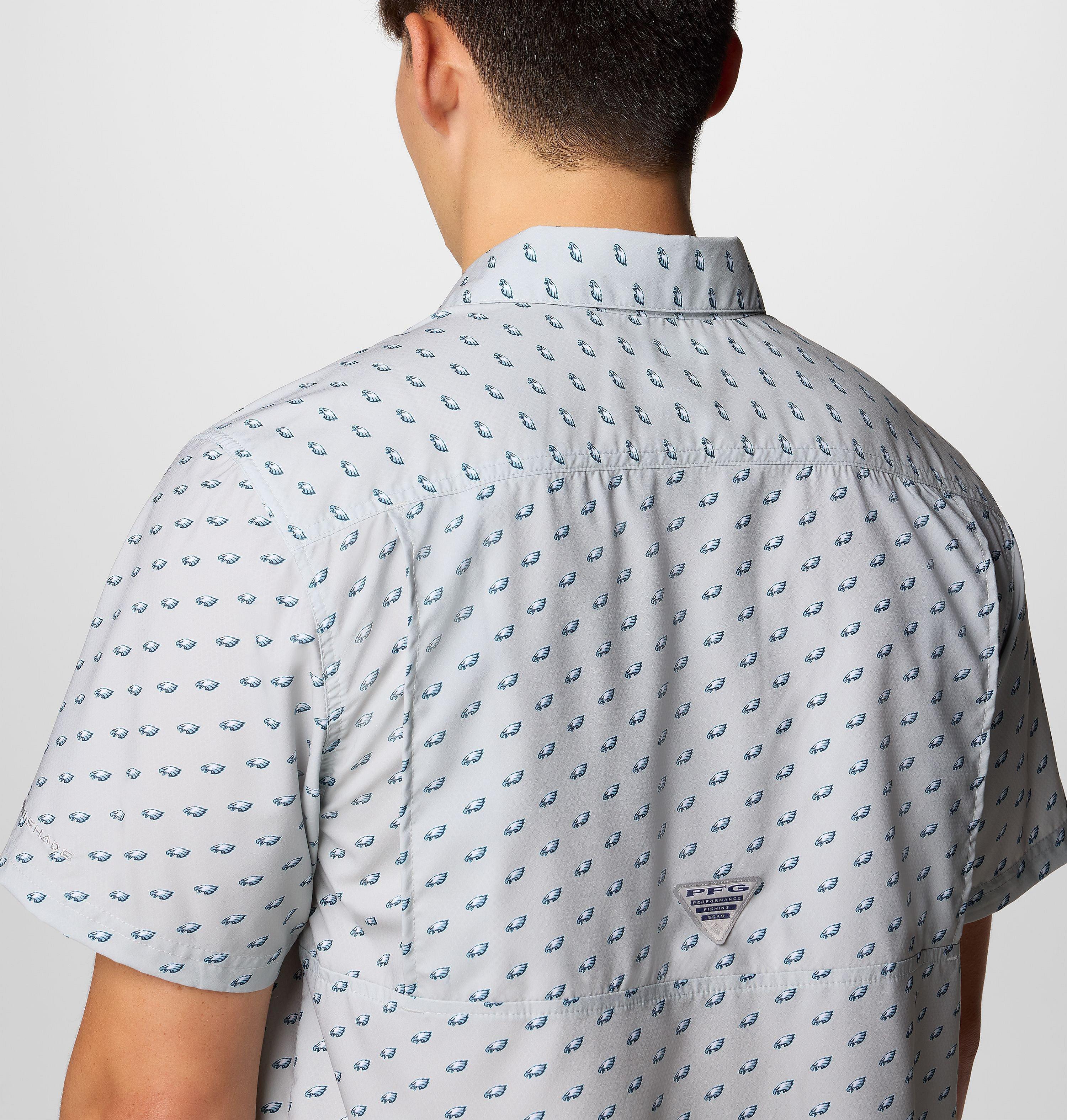 Men's PFG Super Slack Tide Short Sleeve Shirt - Philadelphia Eagles 5