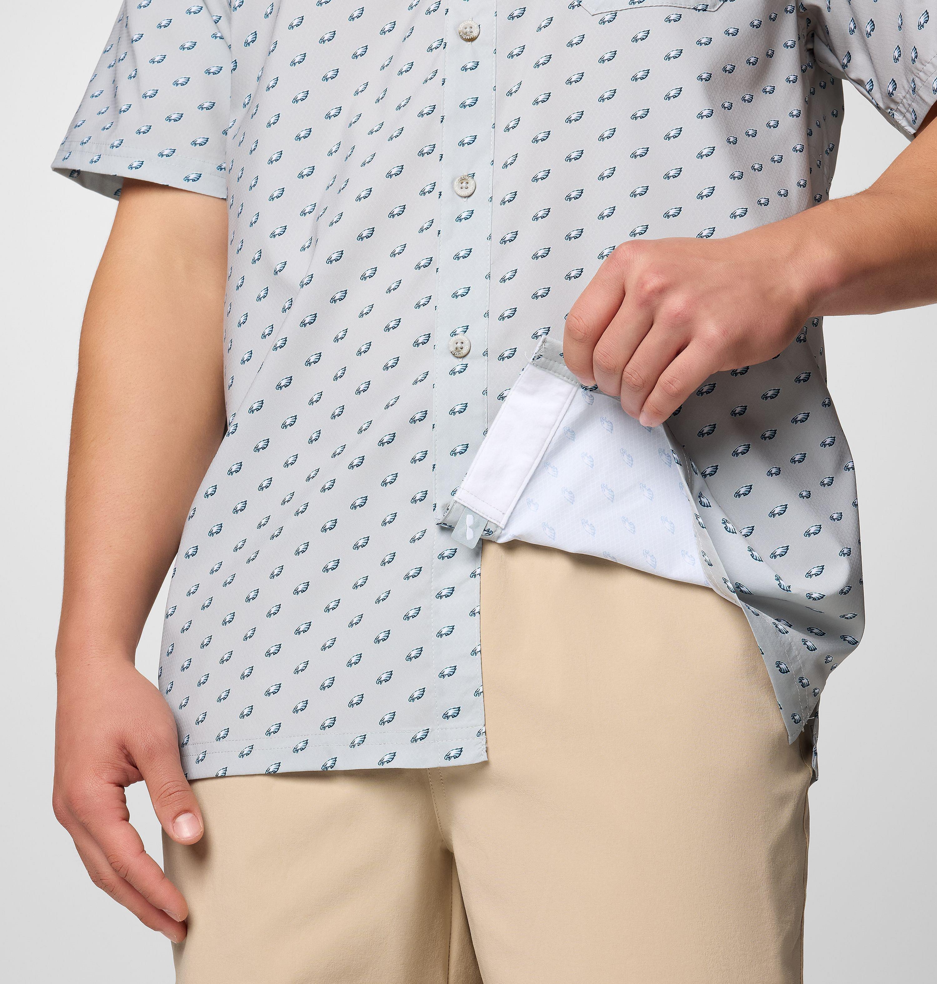 Men's PFG Super Slack Tide Short Sleeve Shirt - Philadelphia Eagles 6