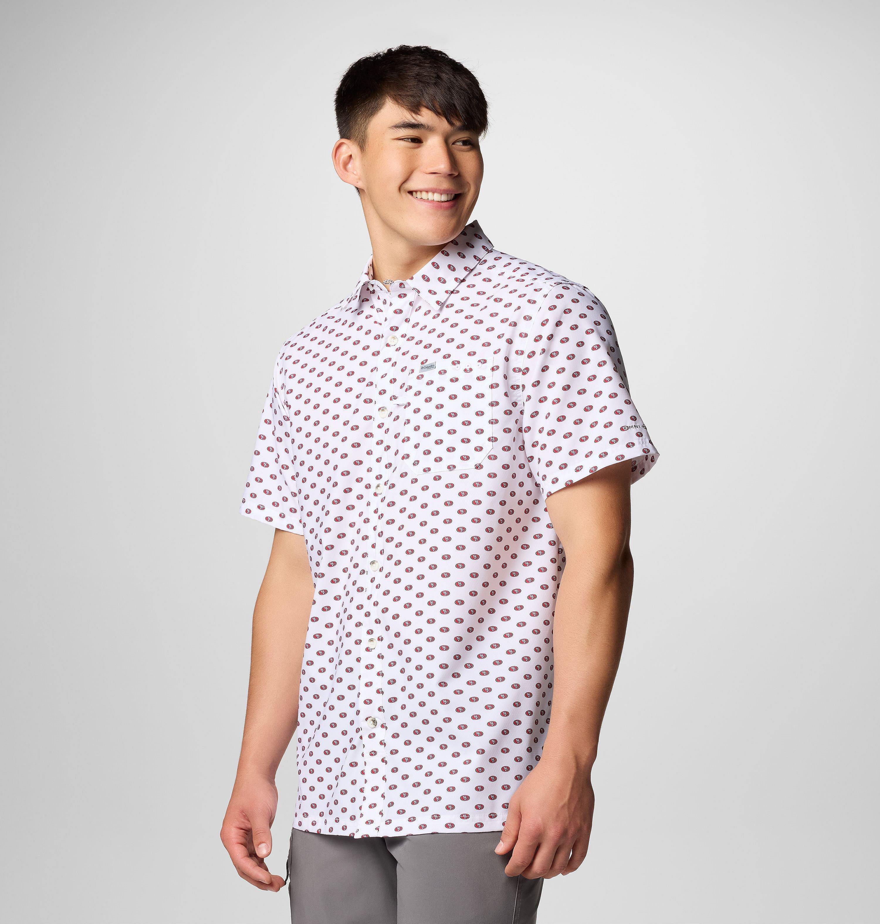 Men's PFG Super Slack Tide Short Sleeve Shirt - San Francisco 49ers 3