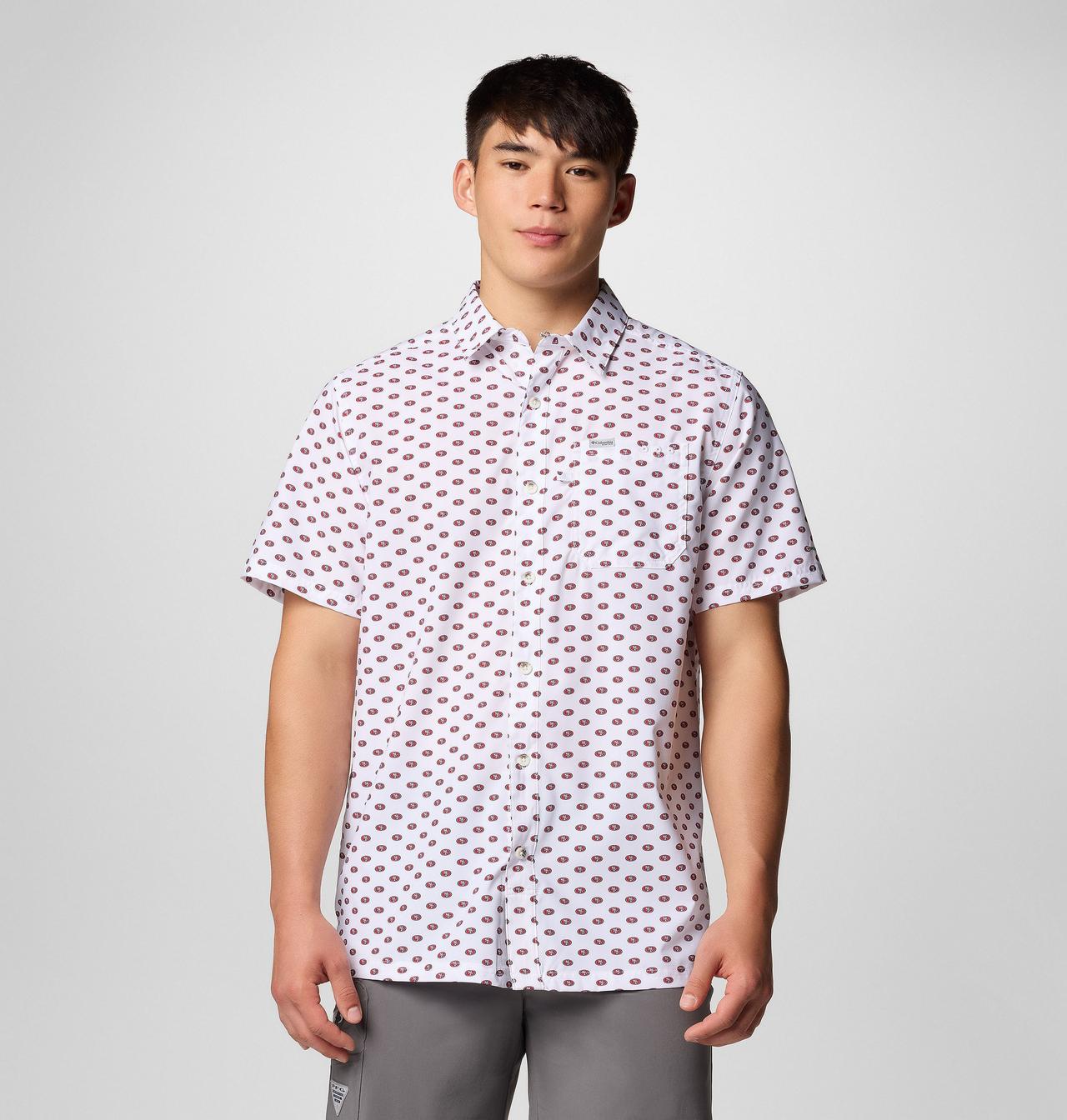 Men's PFG Super Slack Tide™ Short Sleeve Shirt - San Francisco 49ers 1