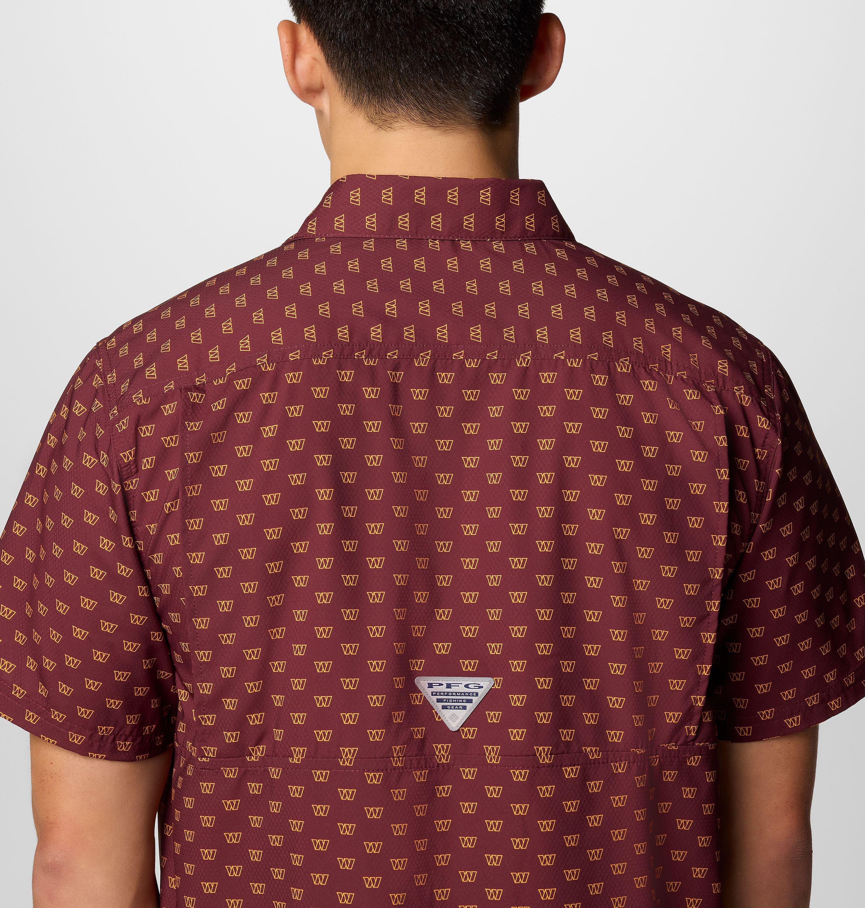 Men's PFG Super Slack Tide Short Sleeve Shirt - Washington Commanders 5