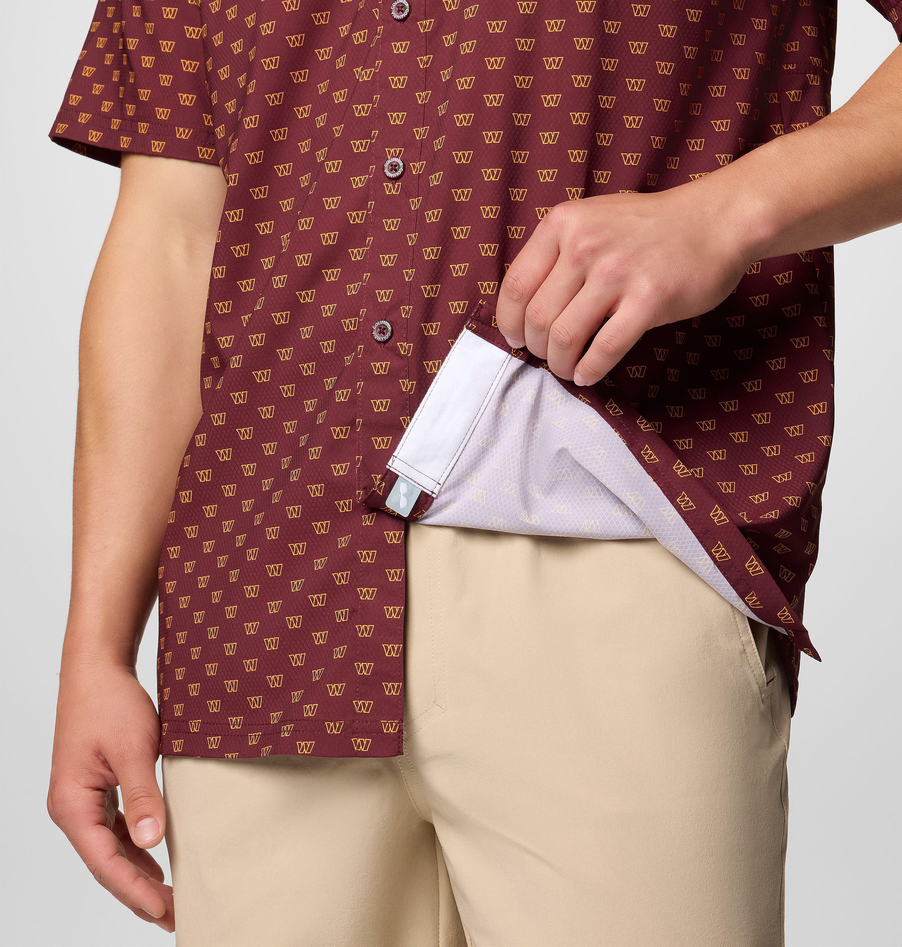 Men's PFG Super Slack Tide Short Sleeve Shirt - Washington Commanders 6