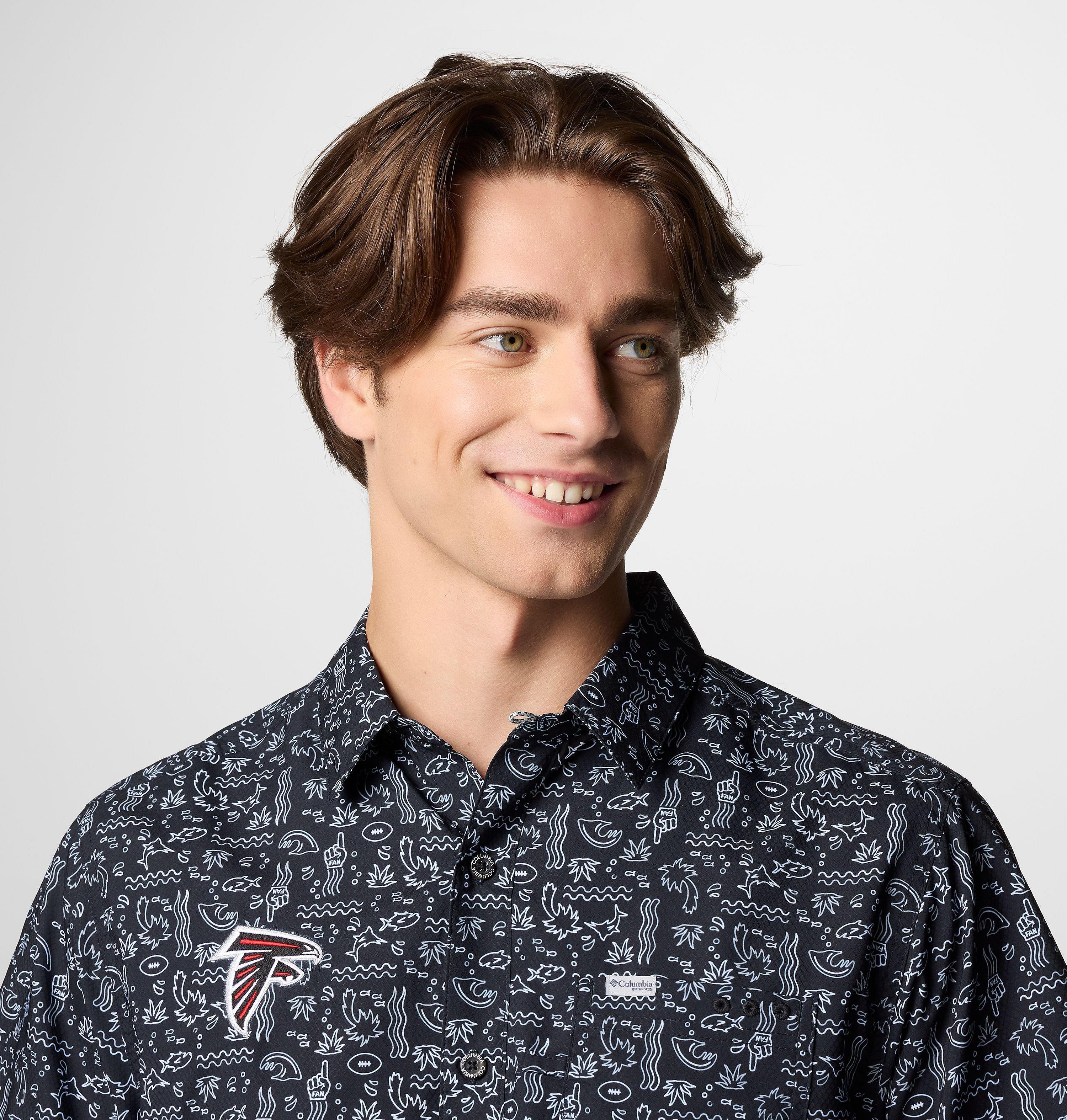 Men's PFG Super Slack Tide Short Sleeve Shirt - Atlanta Falcons 5