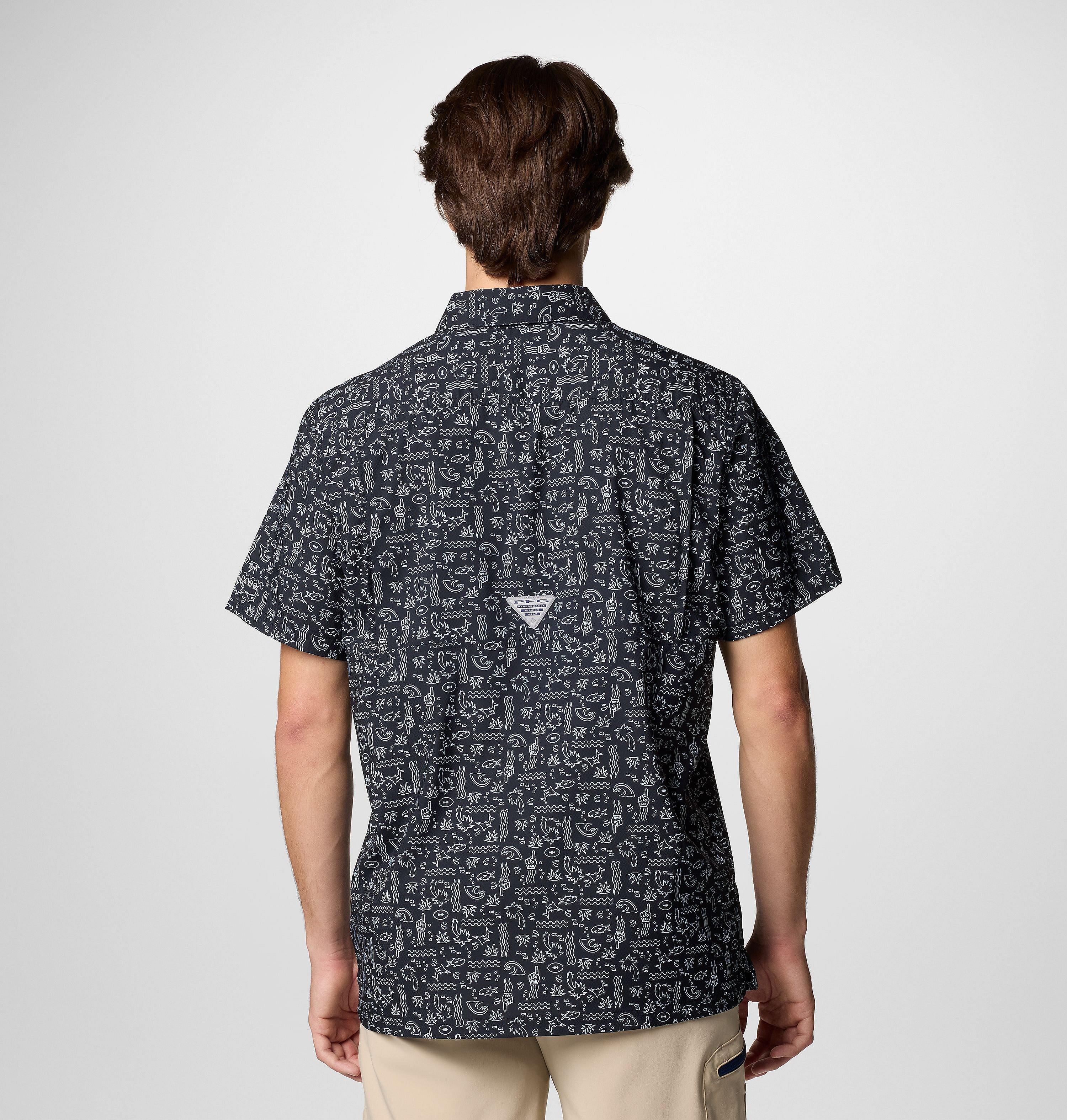 Men's PFG Super Slack Tide Short Sleeve Shirt - Atlanta Falcons 3