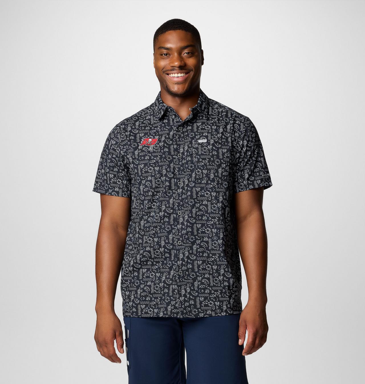 Men's PFG Super Slack Tide™ Short Sleeve Shirt - Tampa Bay Buccaneers 1