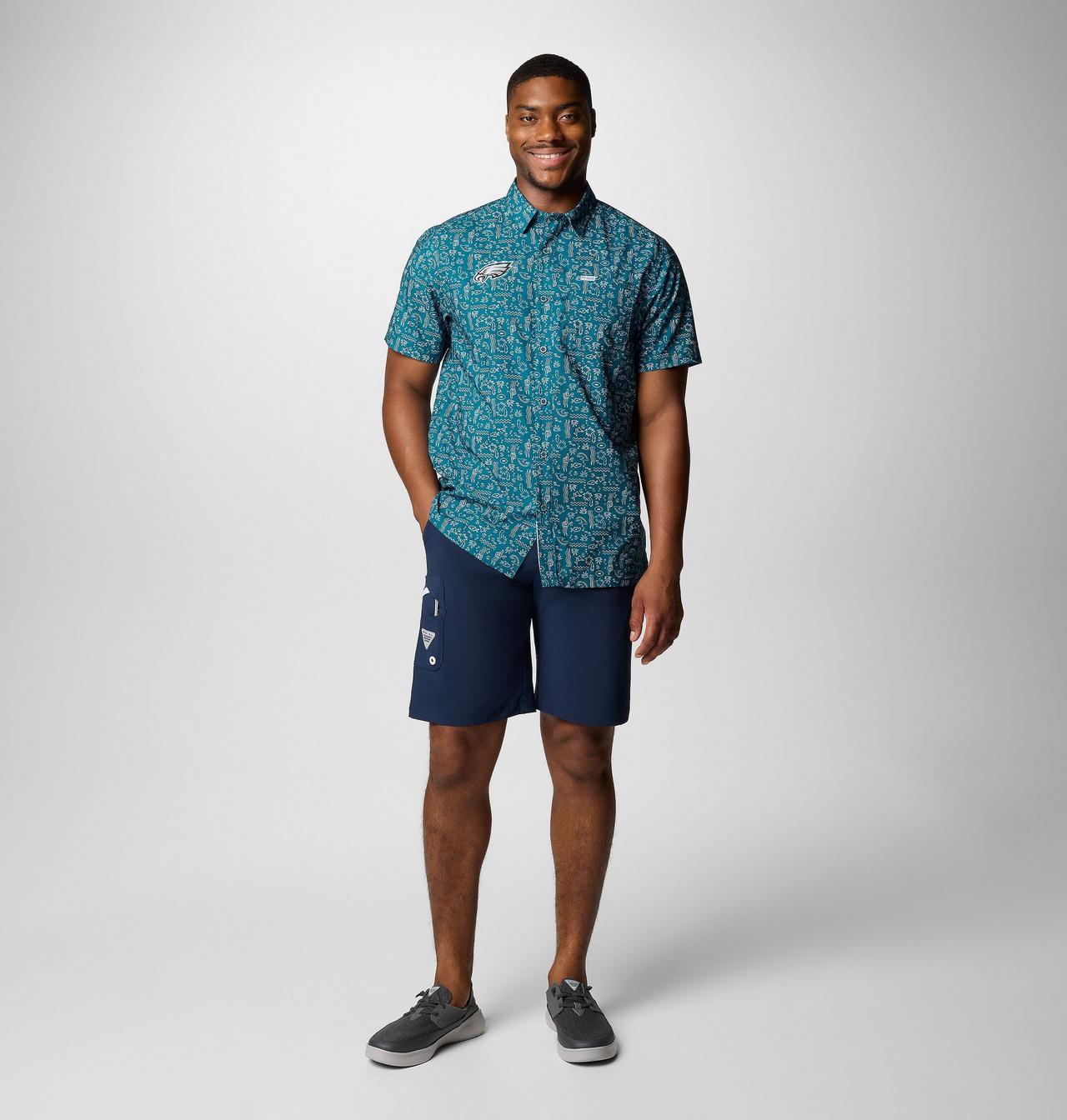 Men's PFG Super Slack Tide™ Short Sleeve Shirt - Philadelphia Eagles 2