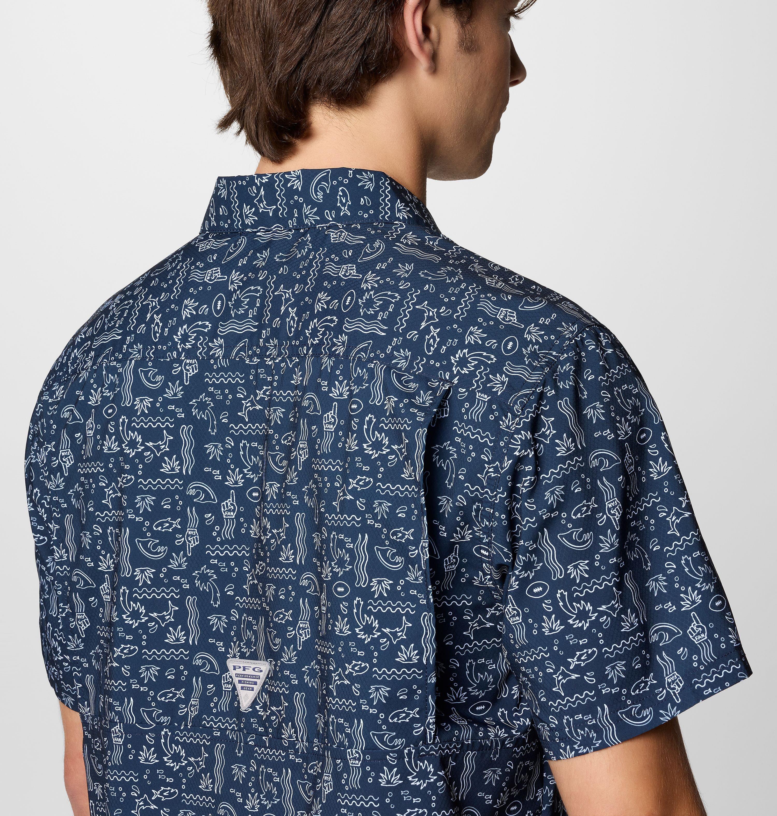 Men's PFG Super Slack Tide Short Sleeve Shirt - Houston Texans 6