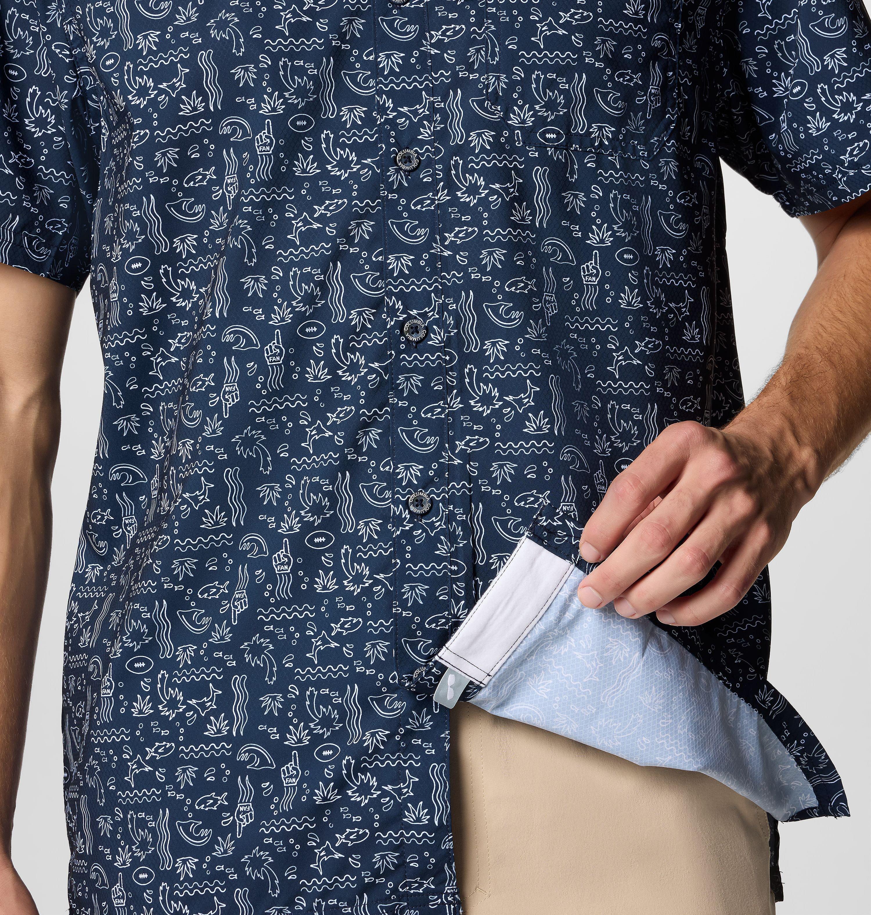 Men's PFG Super Slack Tide Short Sleeve Shirt - Houston Texans 7