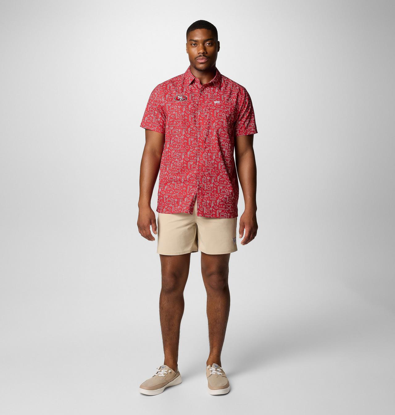 Men's PFG Super Slack Tide™ Short Sleeve Shirt - San Francisco 49ers 2