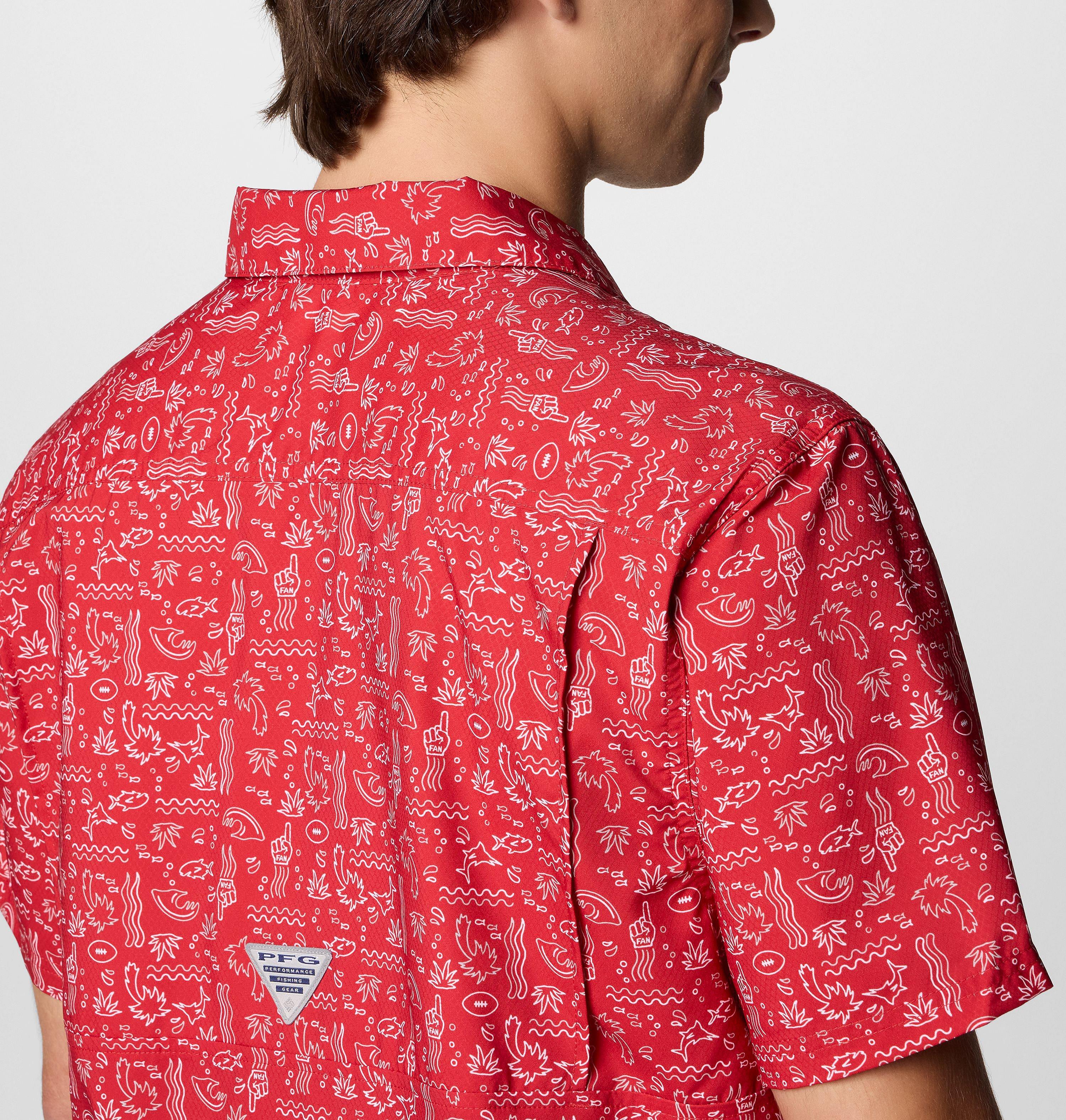 Men's PFG Super Slack Tide Short Sleeve Shirt - Kansas City Chiefs 6