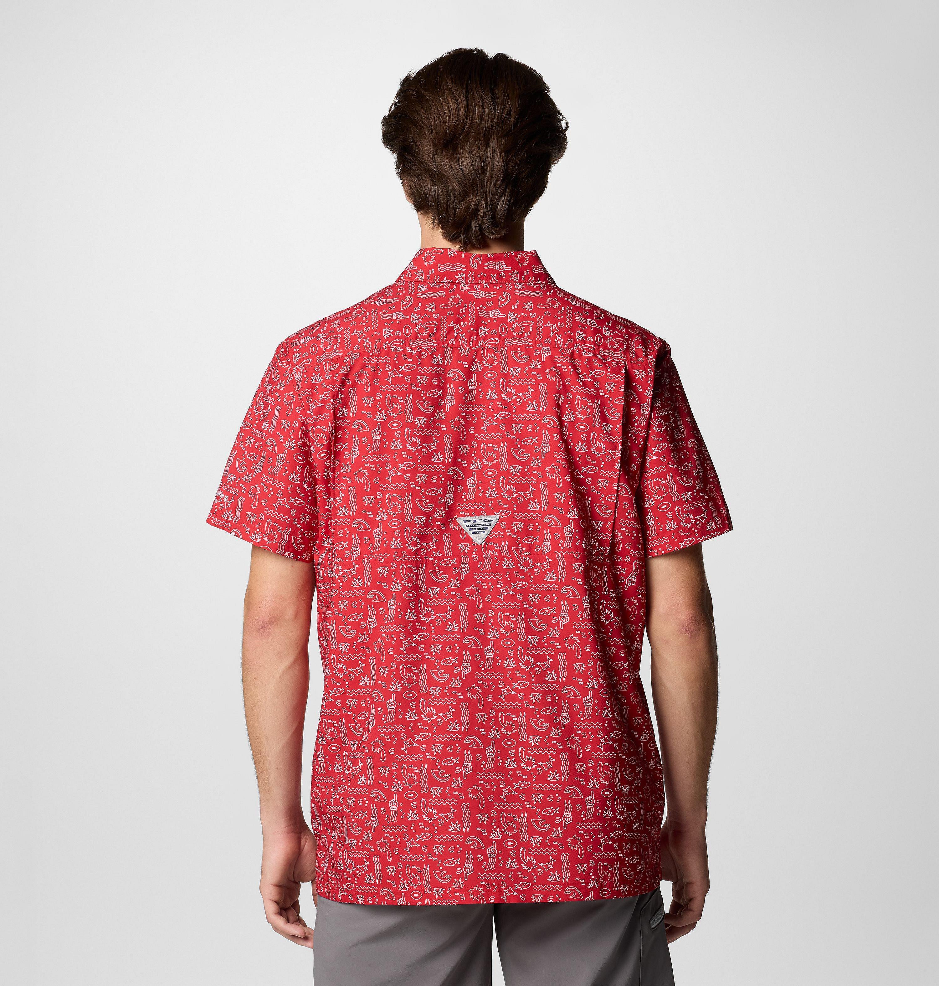 Men's PFG Super Slack Tide Short Sleeve Shirt - Kansas City Chiefs 3